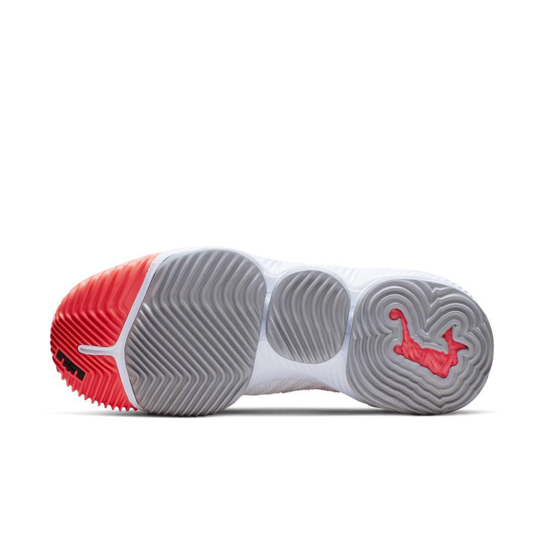 lebron xvi hot lava white
