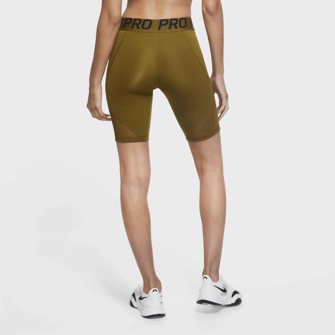 Nike Synthetic " Pro 8"" Shorts (olive Flak)" in Green - Lyst