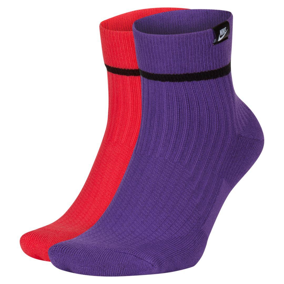 Aturdir Cancelar temblor Nike Snkr Sox Ankle Socks (2 Pairs) in Purple for Men | Lyst
