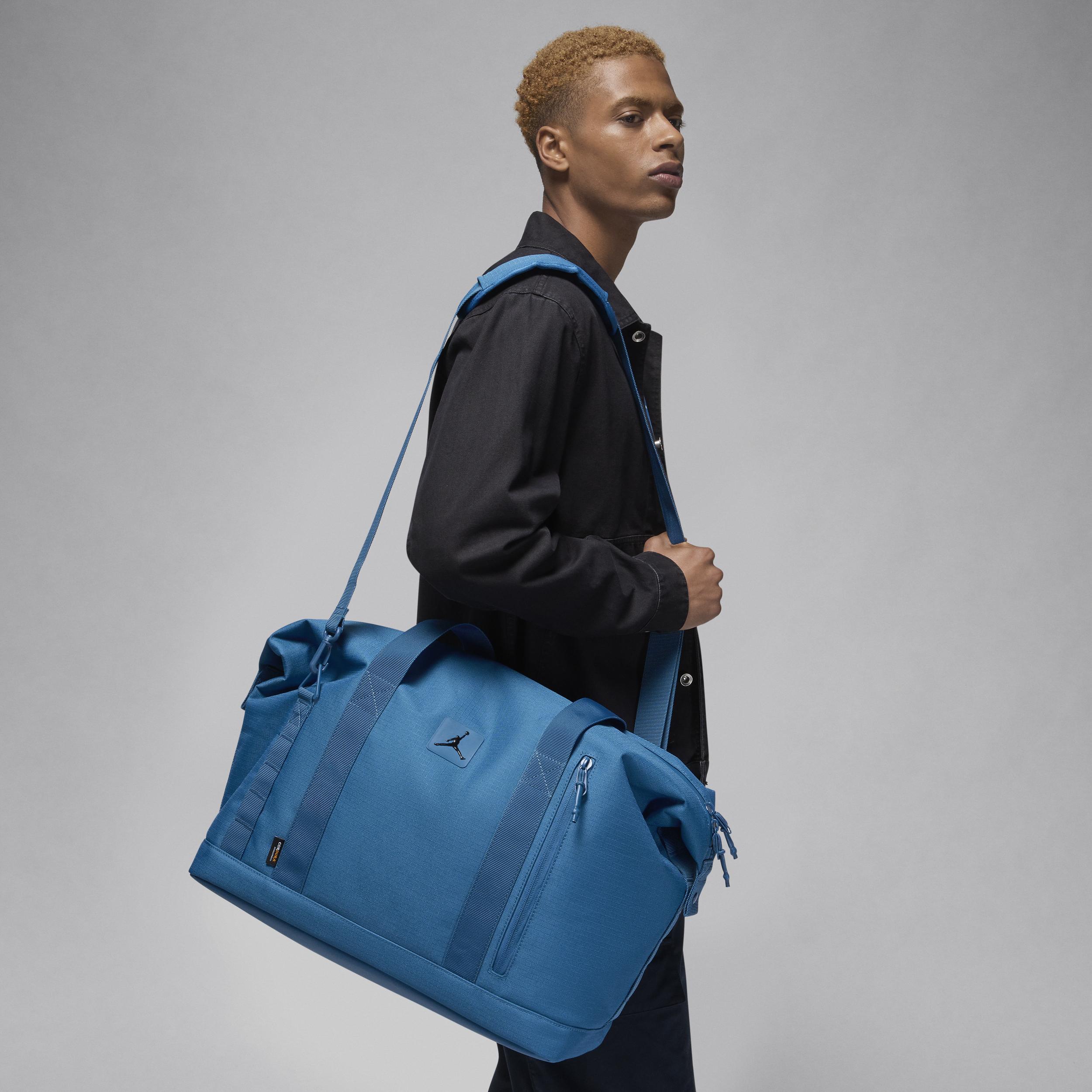 nike duffle bag blue