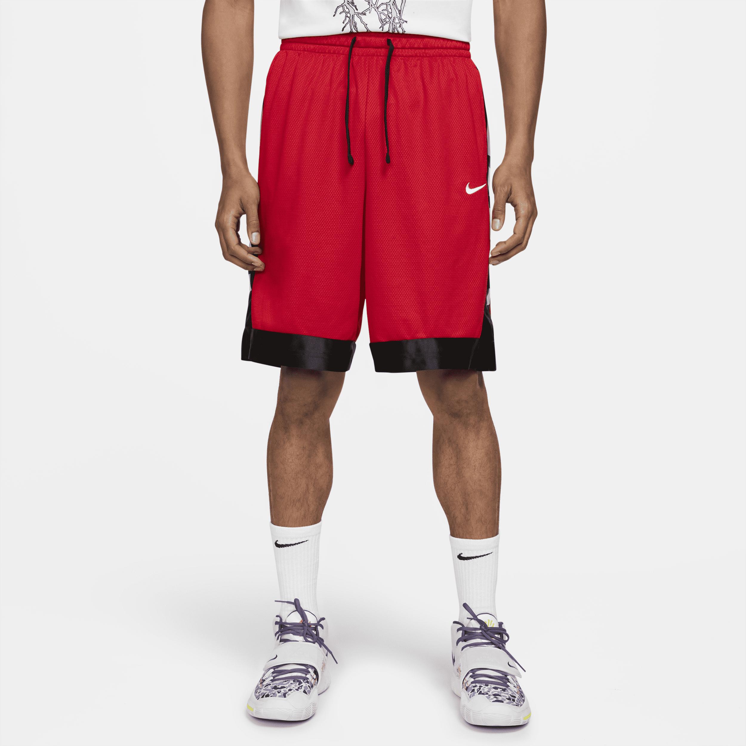 Nike Dri-fit Elite Stripe Basketball Shorts In Red, for Men | Lyst