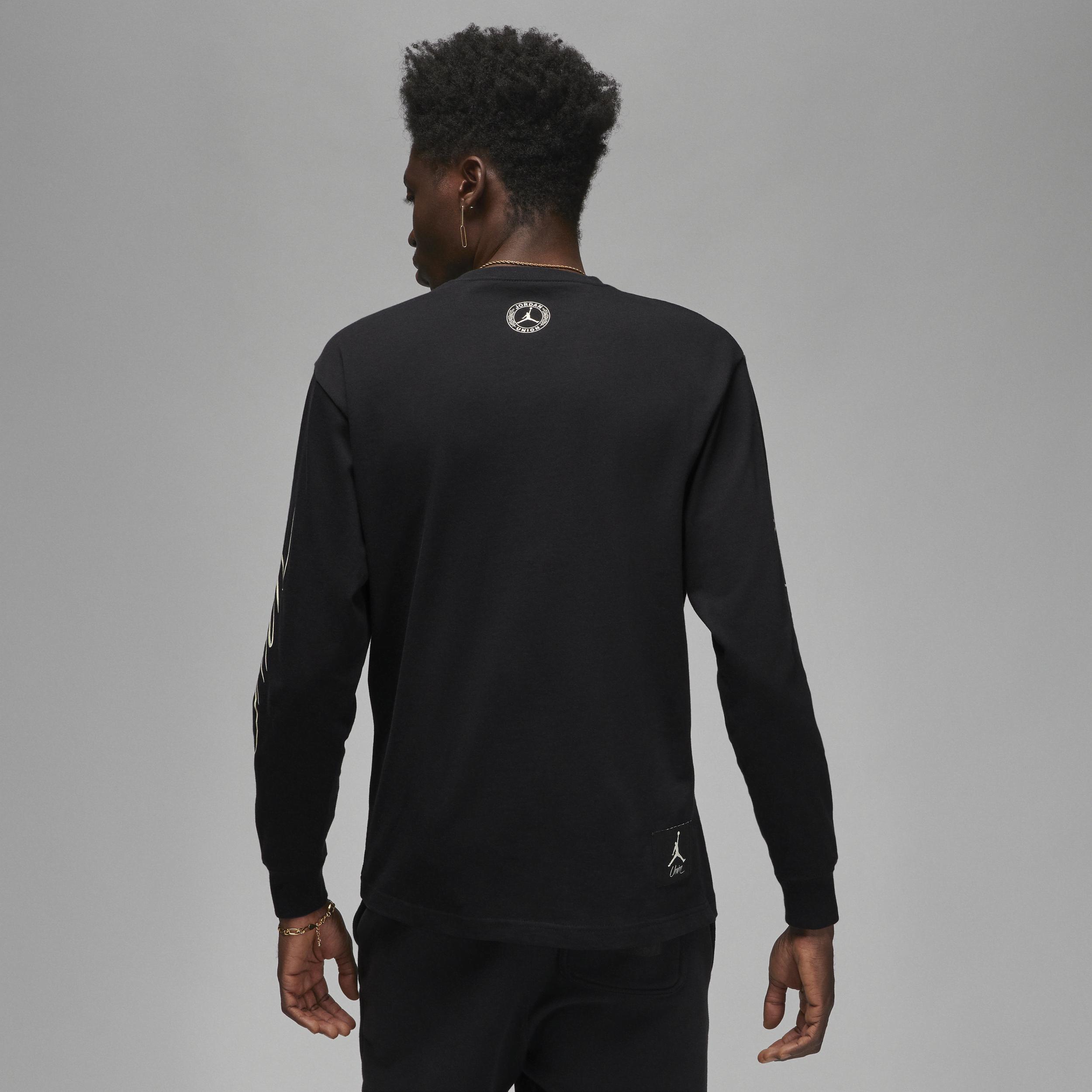 Nike Jordan X Union Long-sleeve T-shirt in Black for Men | Lyst