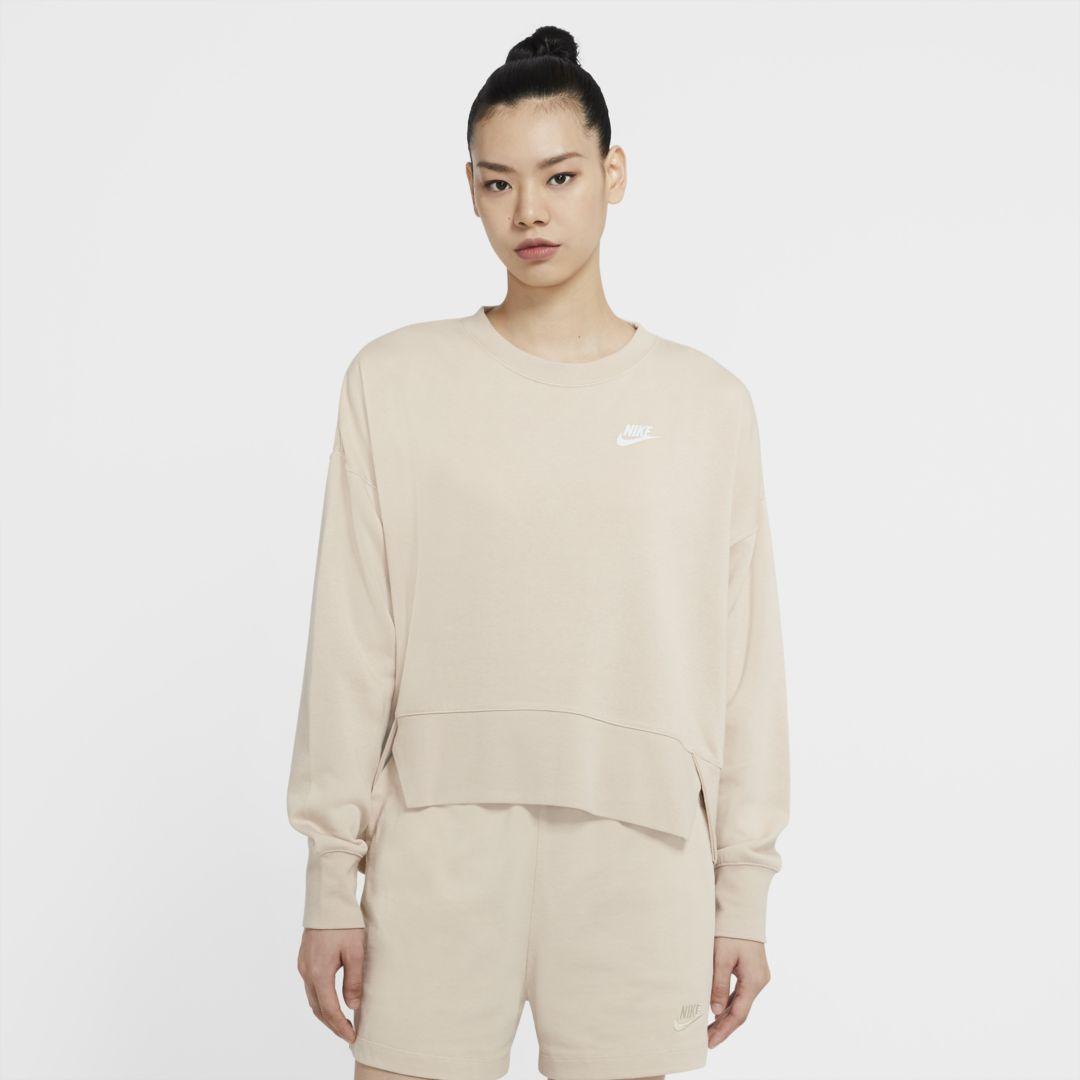 nike sportswear club women's fleece crew