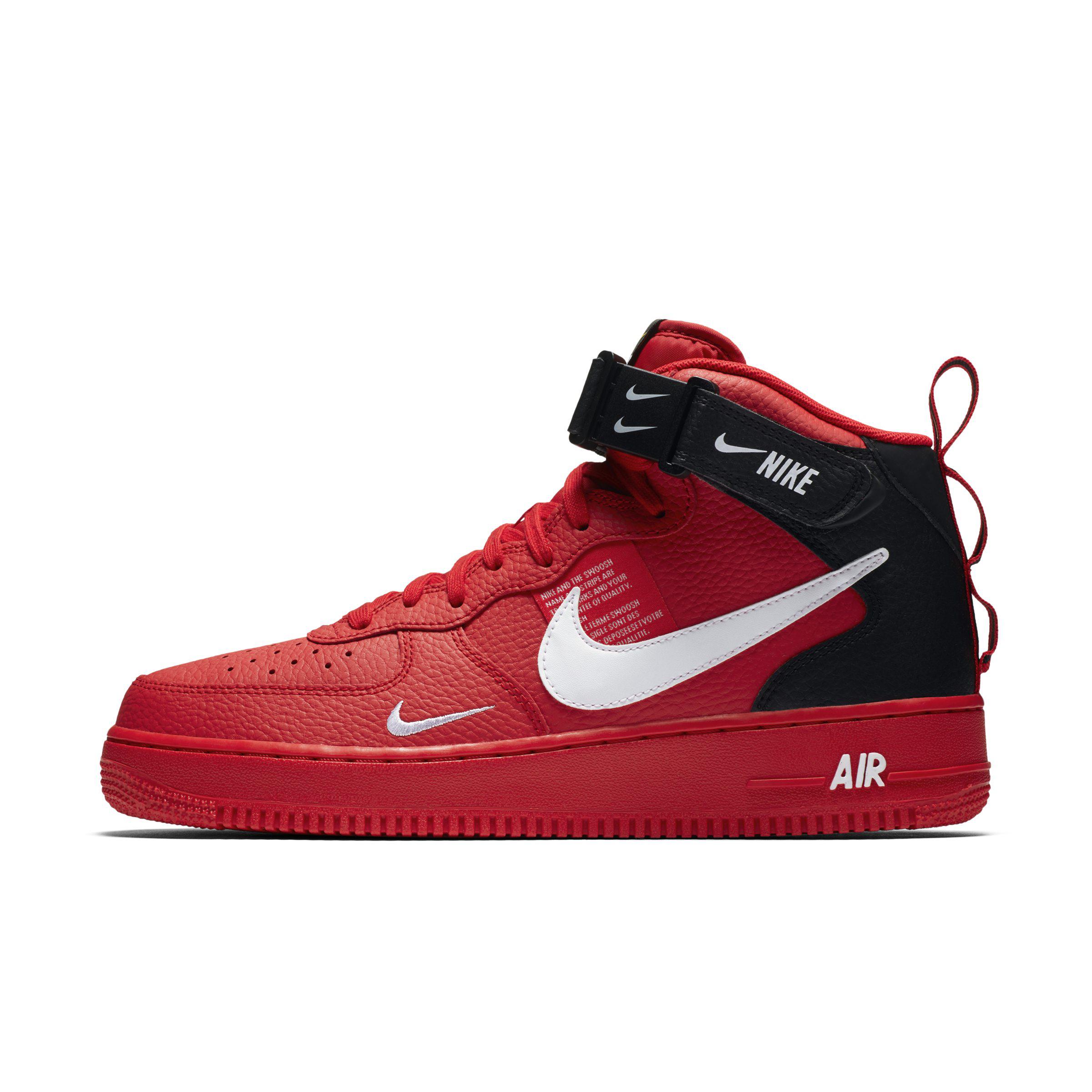 Nike Air Force 1 Mid 07 Lv8 in Red for Men | Lyst UK