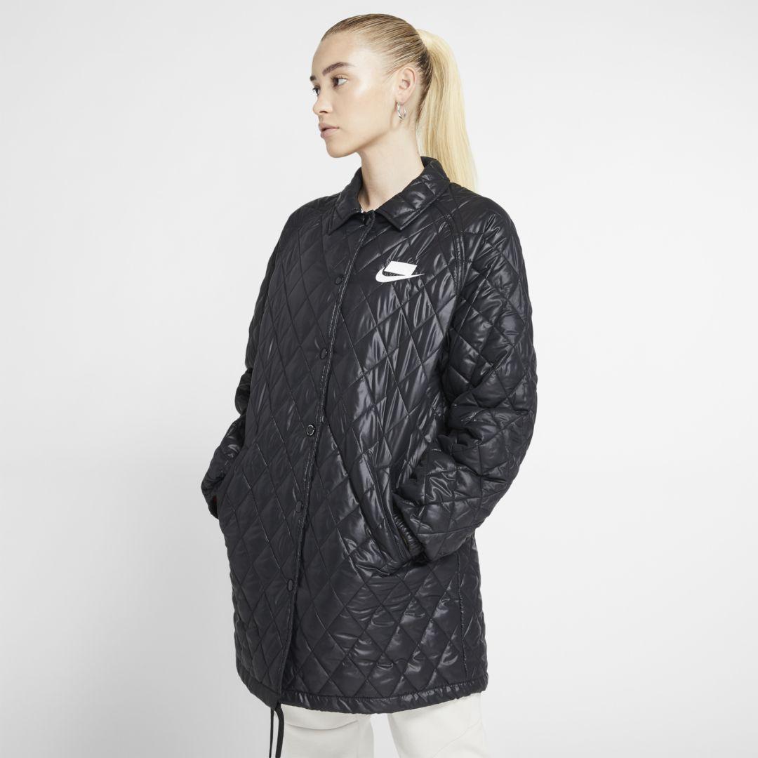 nike quilted jacket