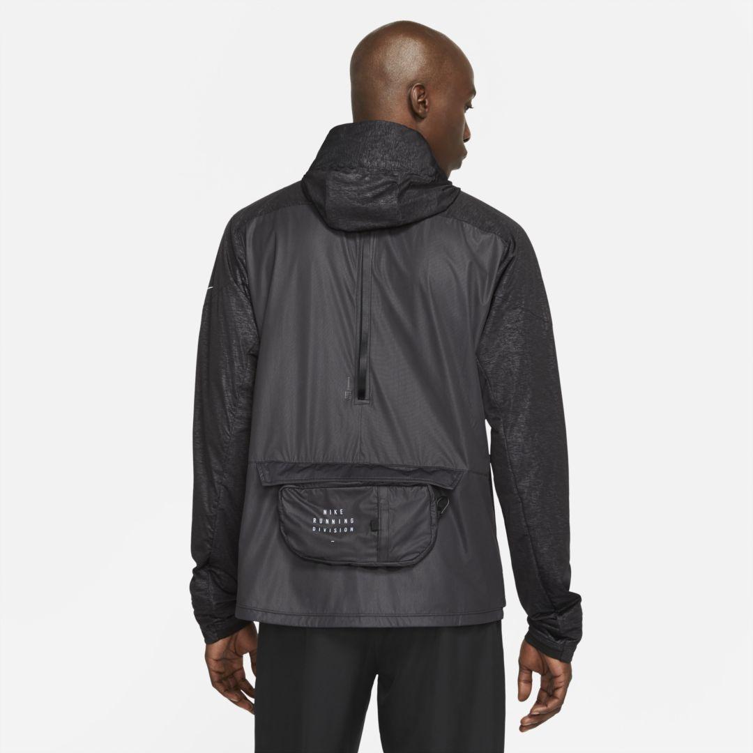 Nike Synthetic Pinnacle Run Division Printed Running Jacket (black) for ...