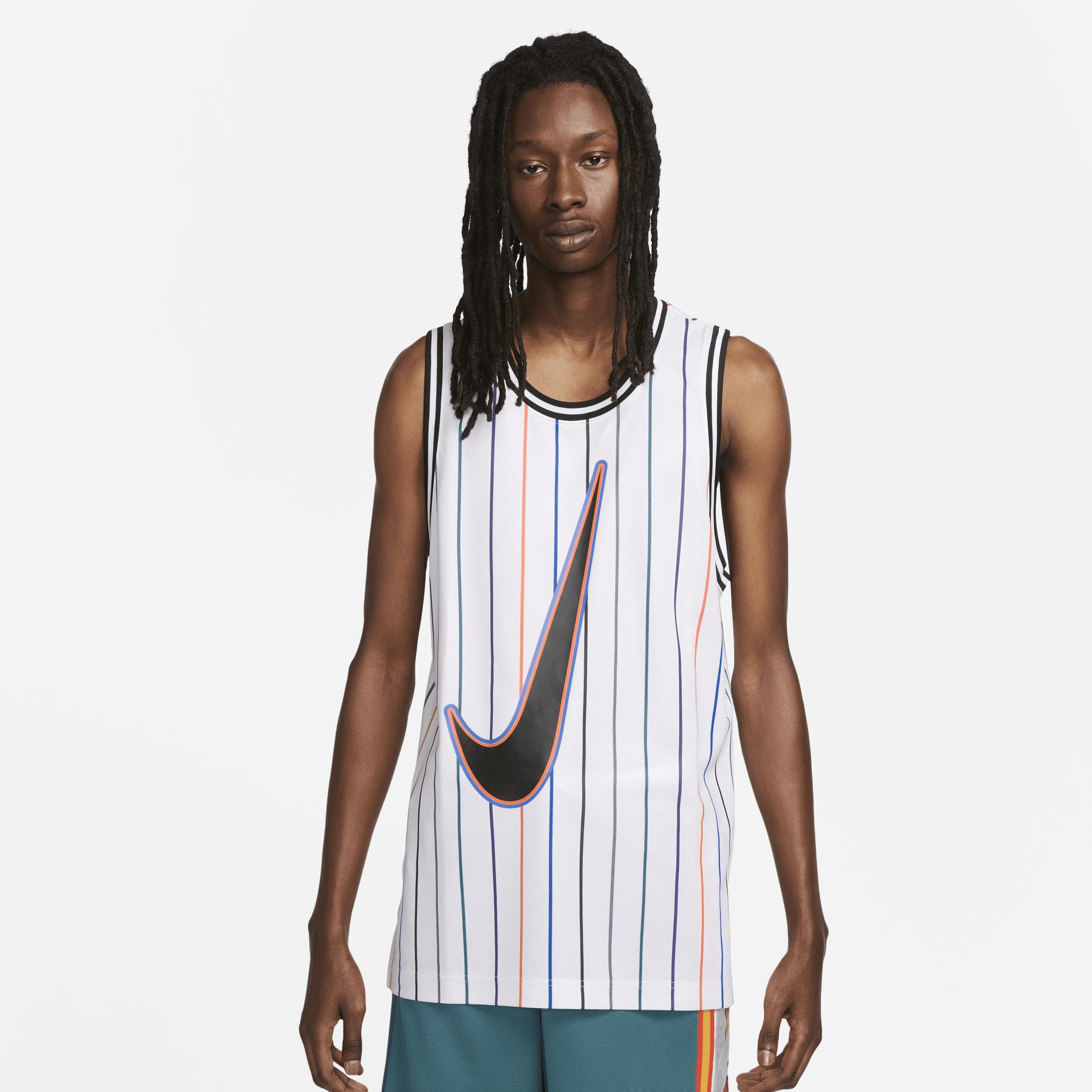 Nike Dri-fit Dna Basketball Jersey In White, for Men | Lyst