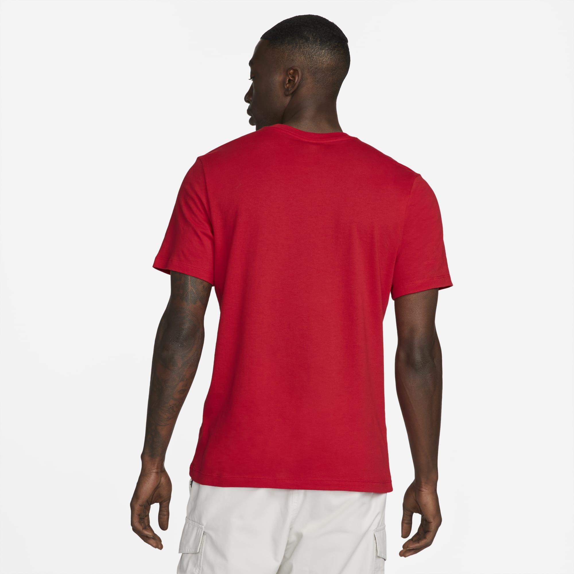 Nike Cotton Sportswear T-shirt in University Red (Red) for Men | Lyst