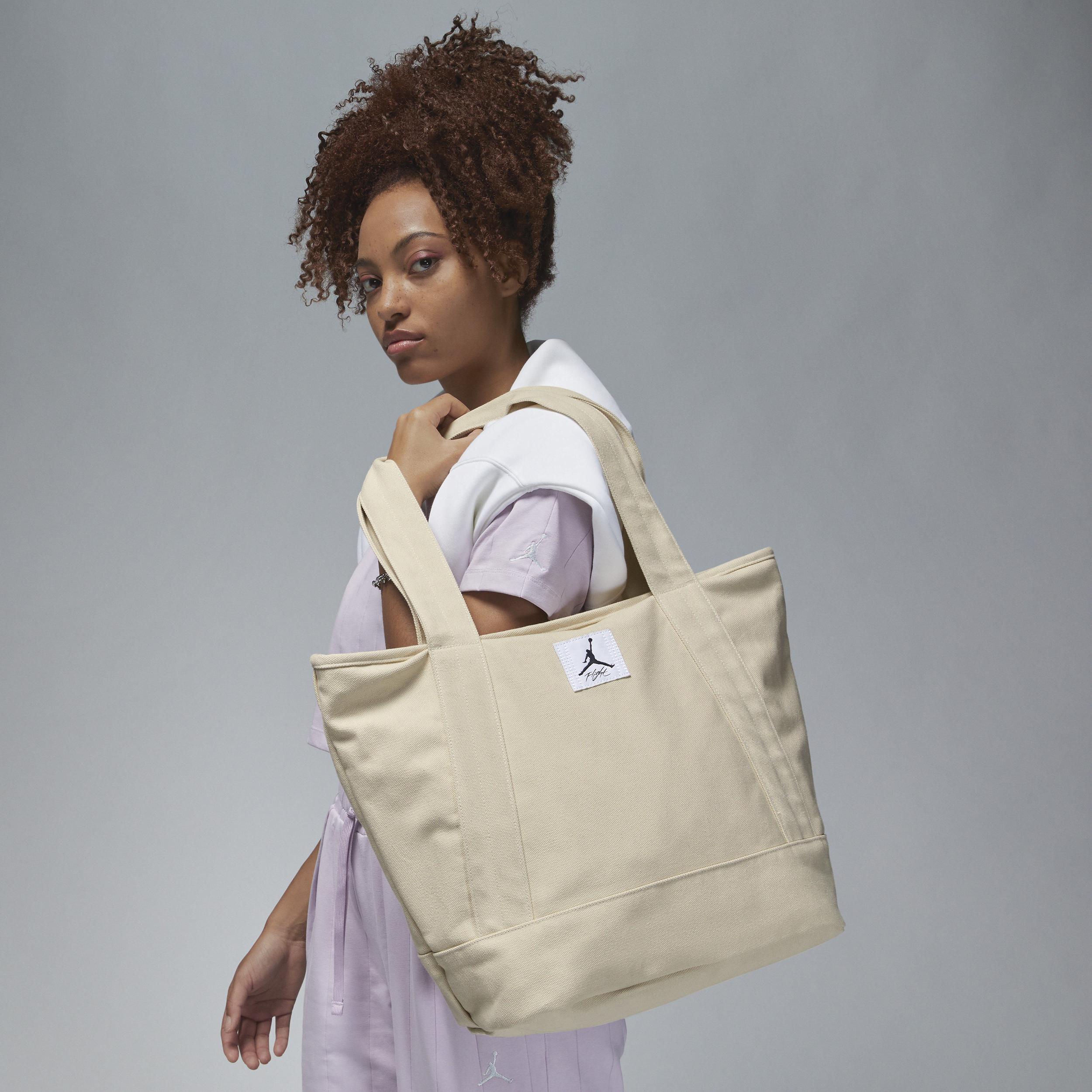 Nike Jordan Flight Carryall Tote Bag Tote Bag (25l) In Brown, in White