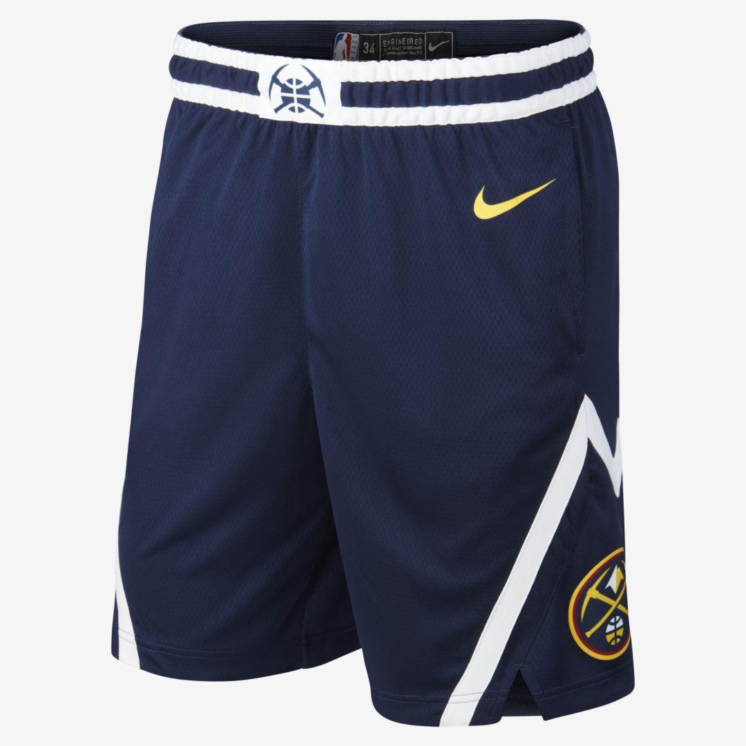 Nike Denver Nuggets Icon Edition Swingman Nba Shorts in Blue for Men - Lyst
