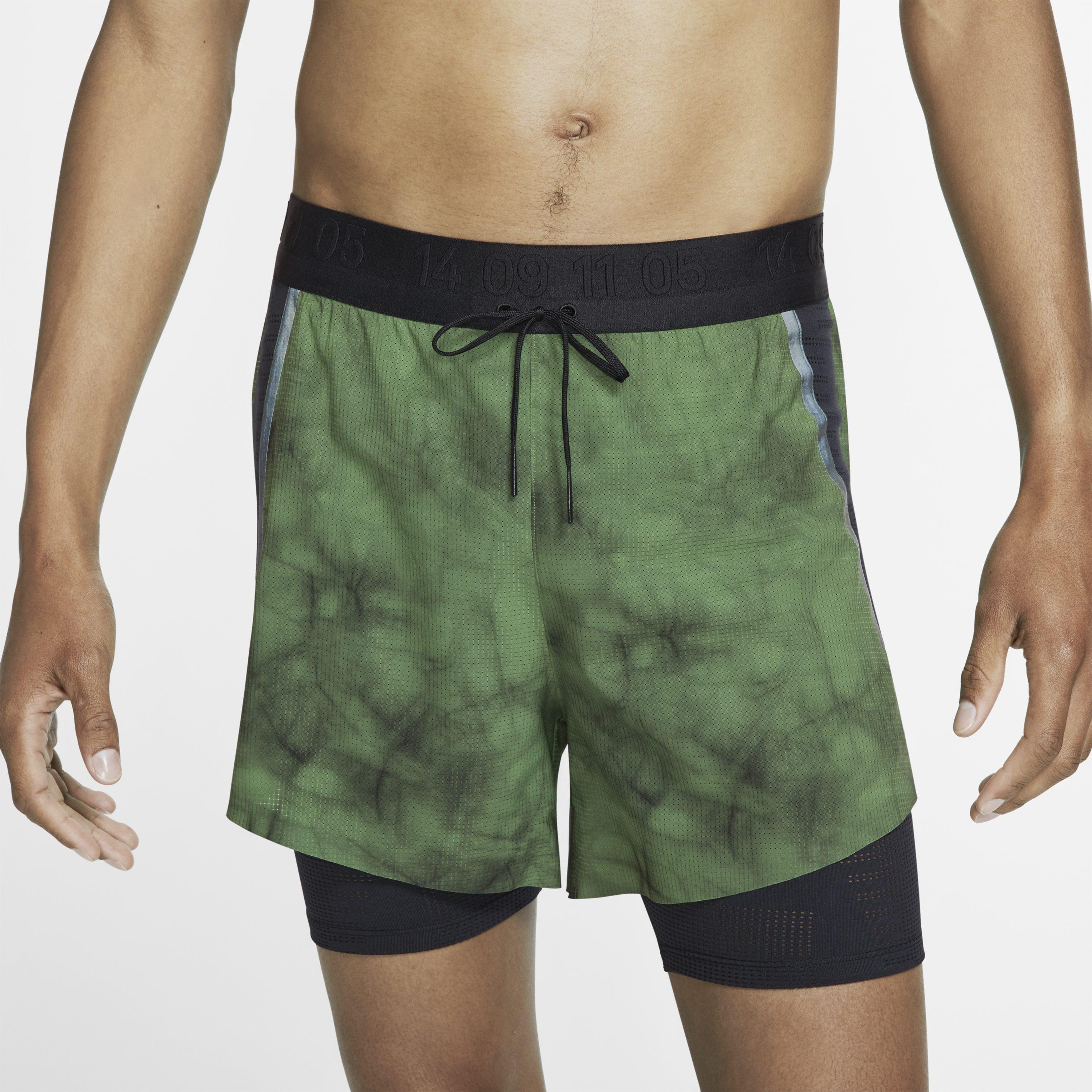Nike Tech Pack 2-in-1 Running Shorts in Green for Men | Lyst UK
