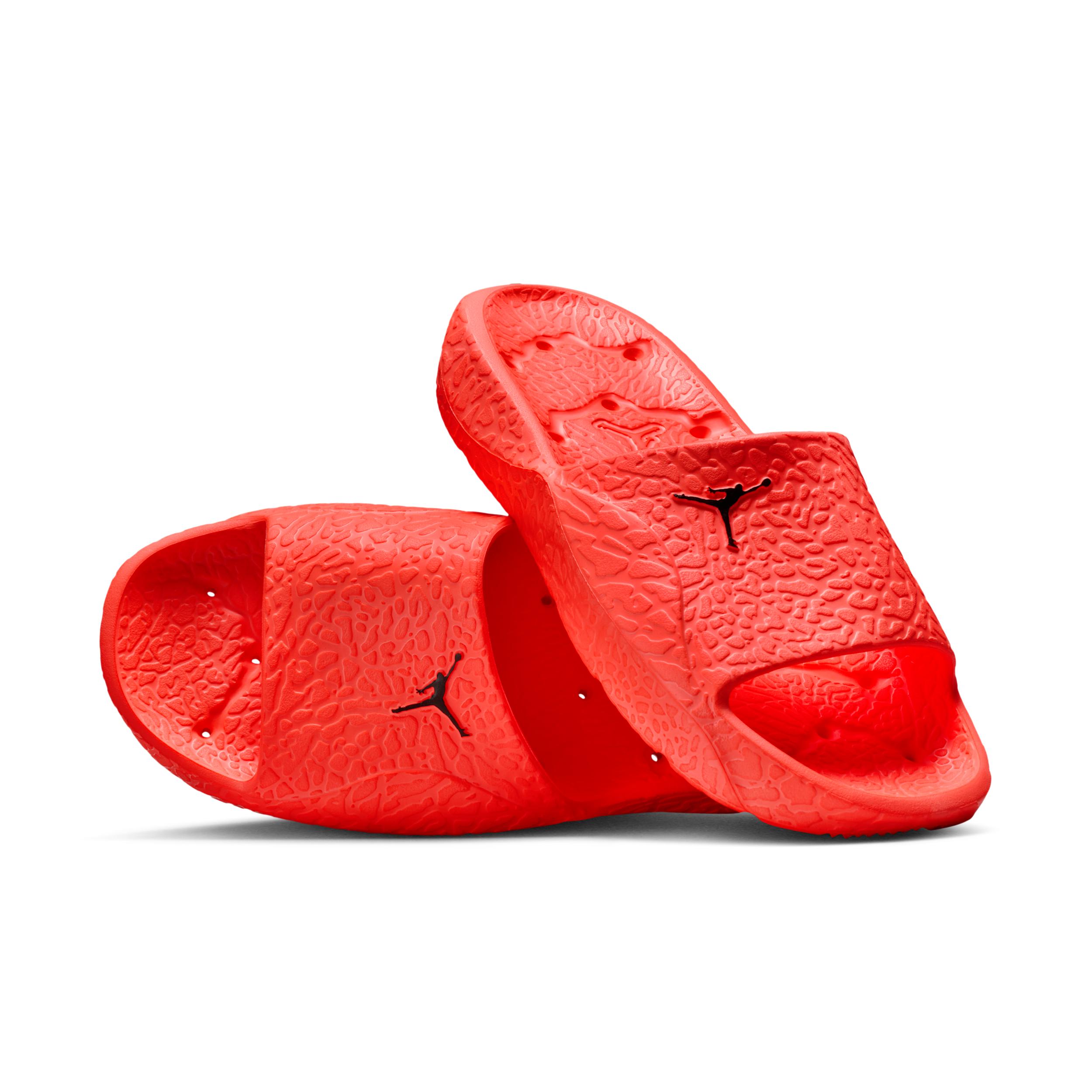 red bandana nike slides