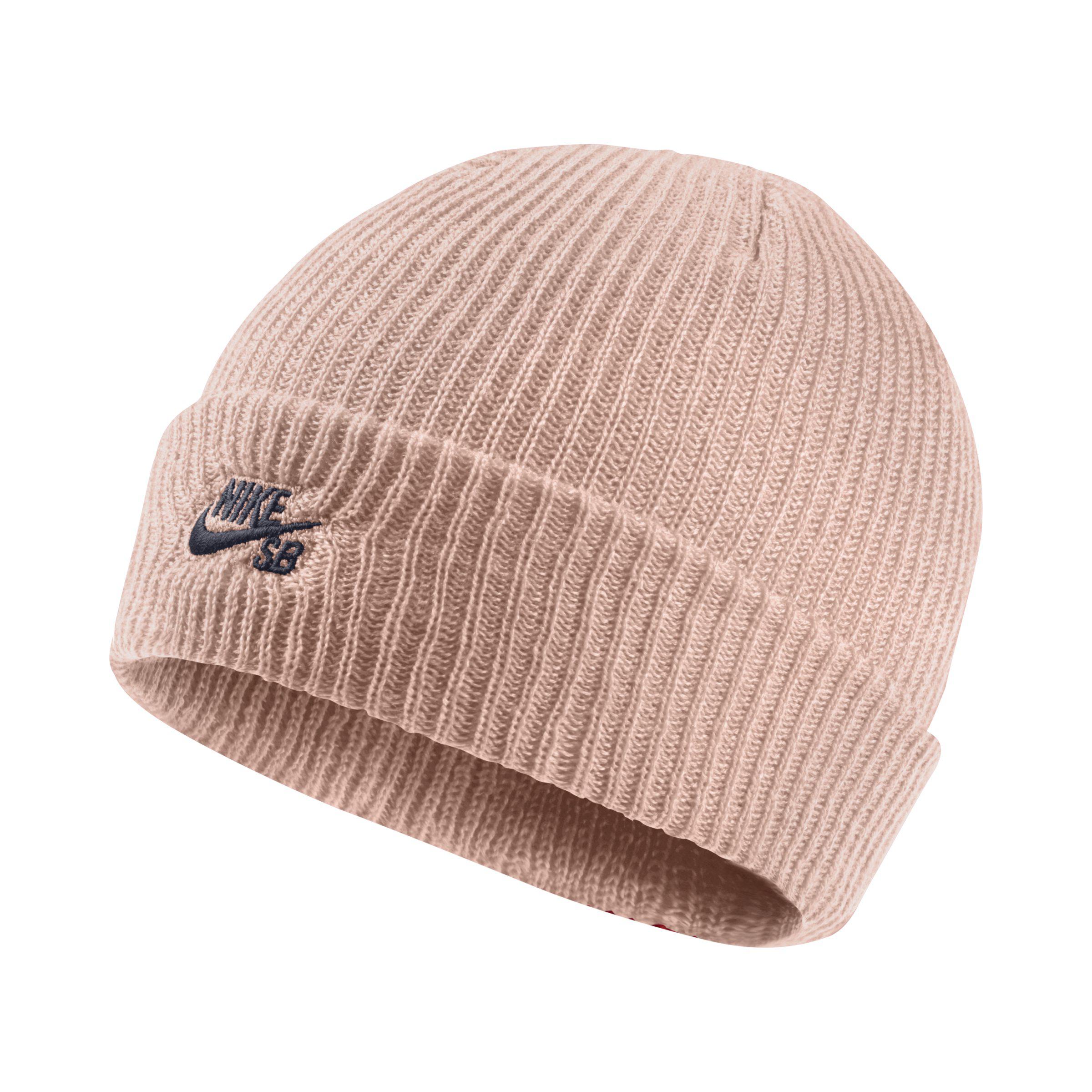 nike pink beanie