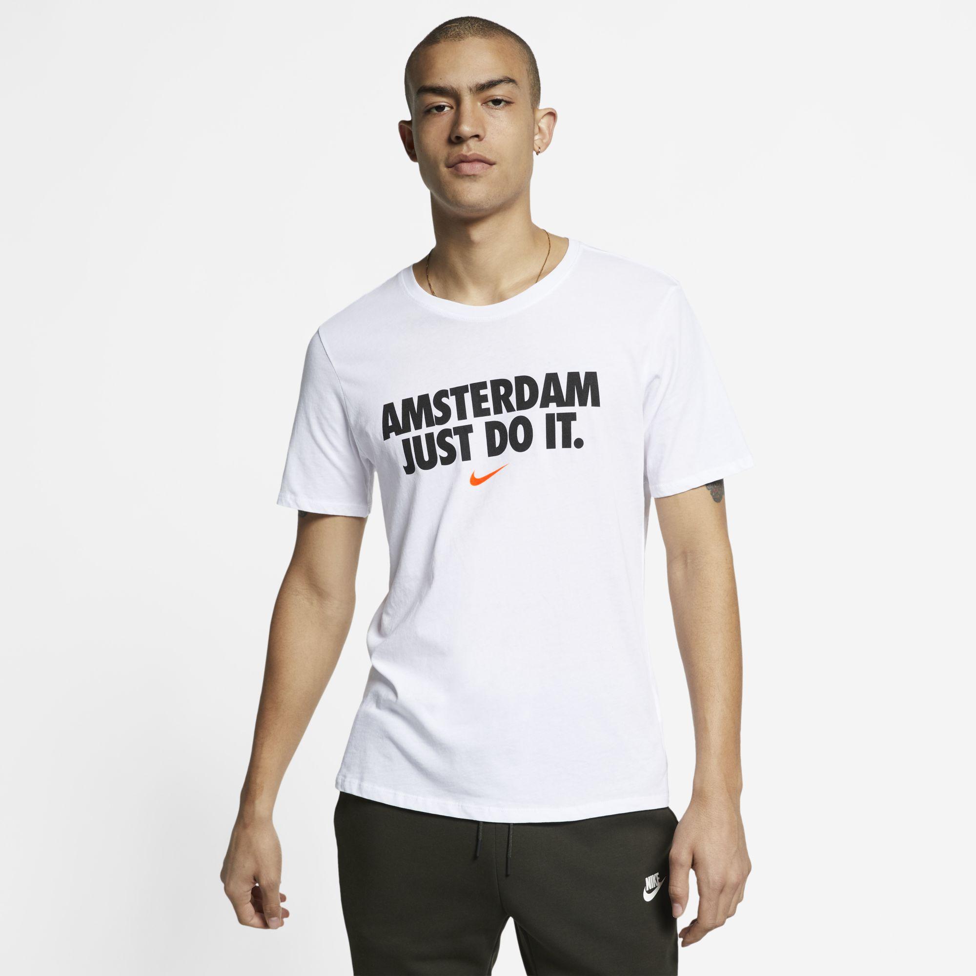 Nike Cotton Sportswear City Edition (amsterdam) T-shirt in White for Men |  Lyst Australia