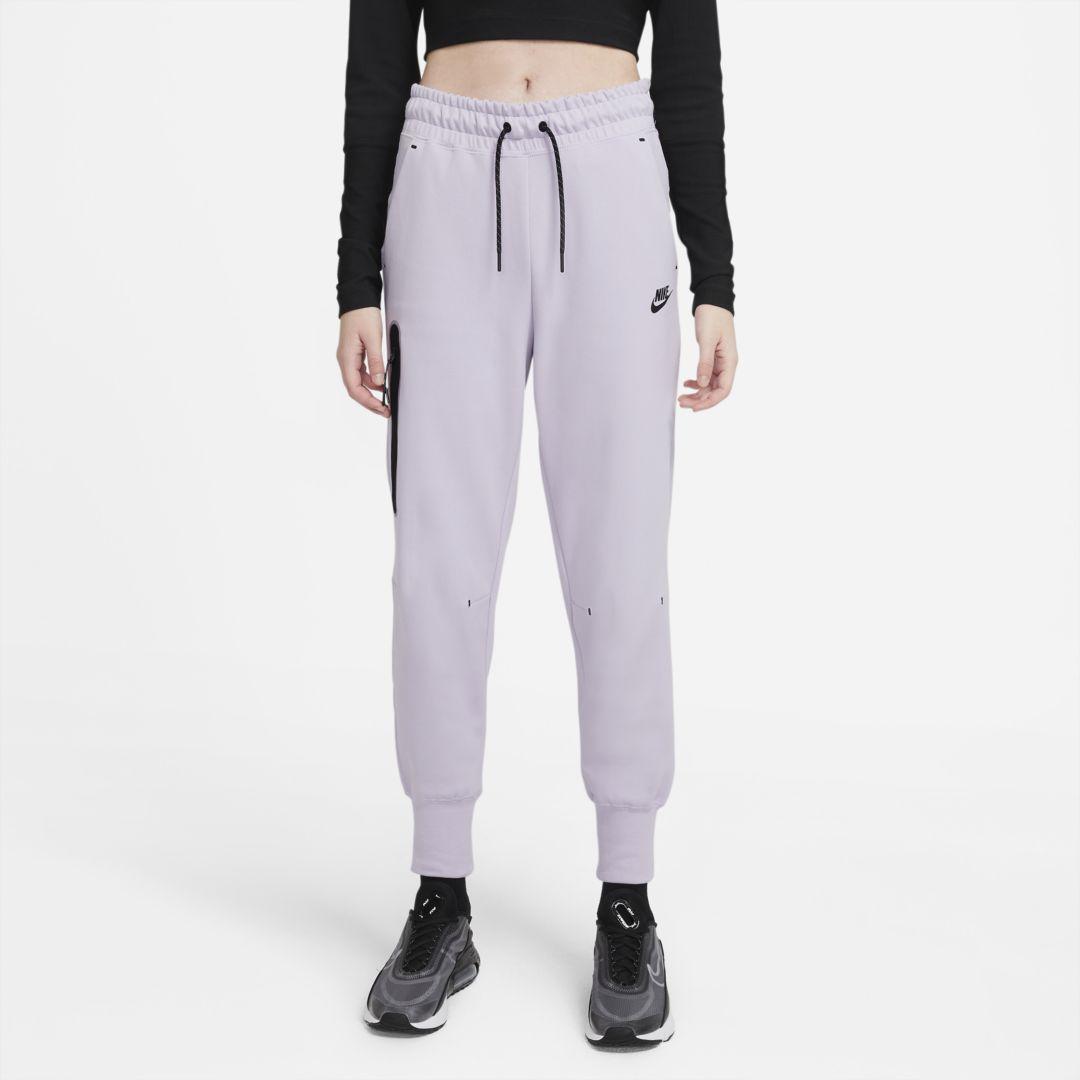 nike tech fleece pants purple