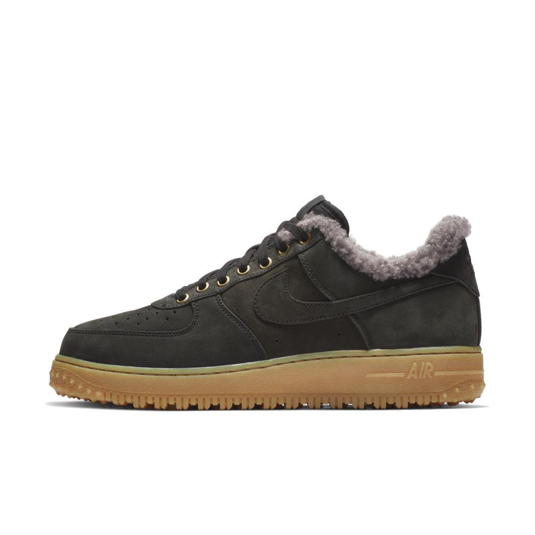 Nike Leather Air Force 1 Premium Winter Sneaker in Black for Men - Lyst