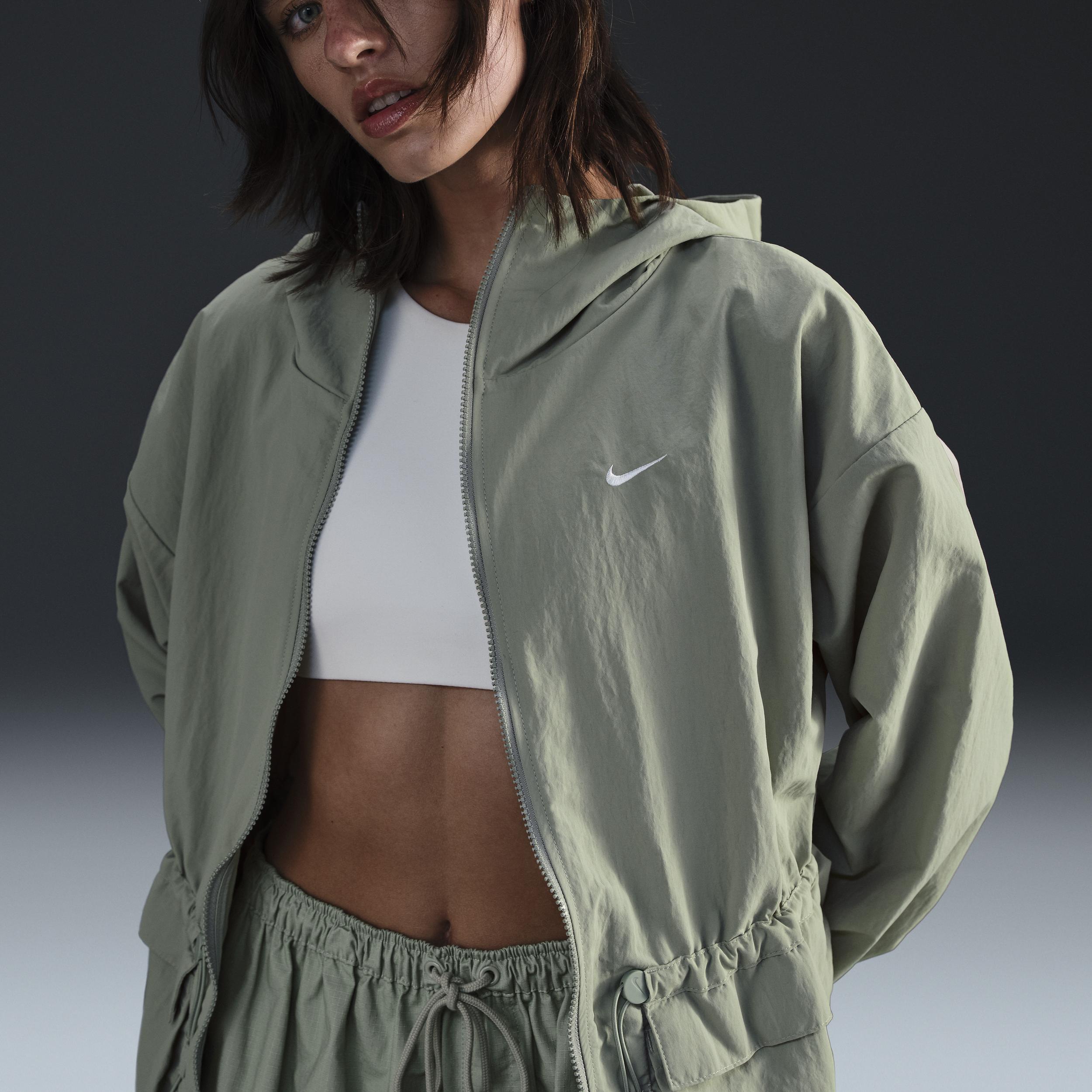 Nike Sportswear Everything Wovens Oversized Hooded Jacket in