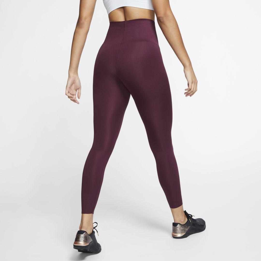 Nike Cotton Sculpt Luxe 7/8 Tights in Purple | Lyst