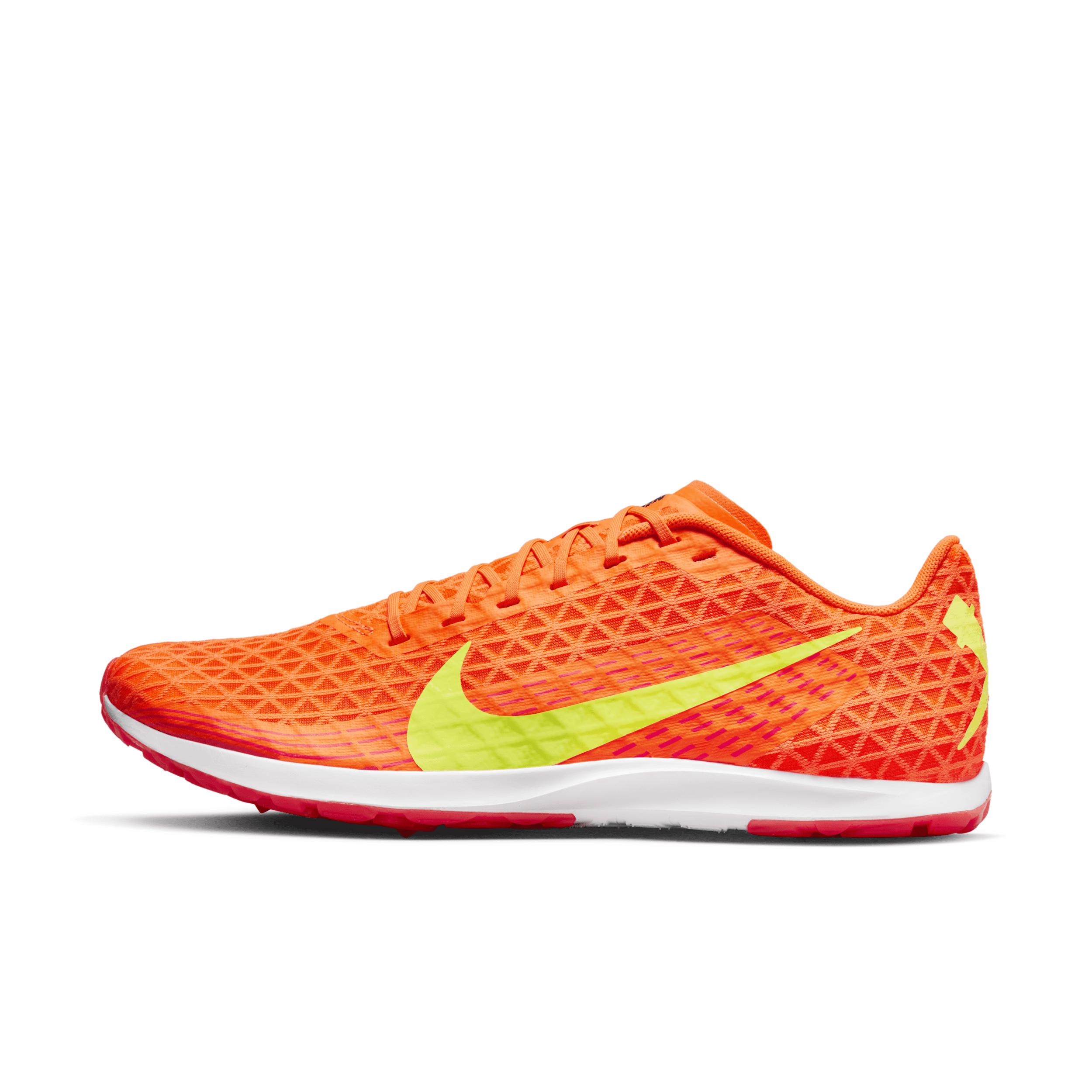 Nike unisex zoom rival waffle 5 track field distance spikes in orange