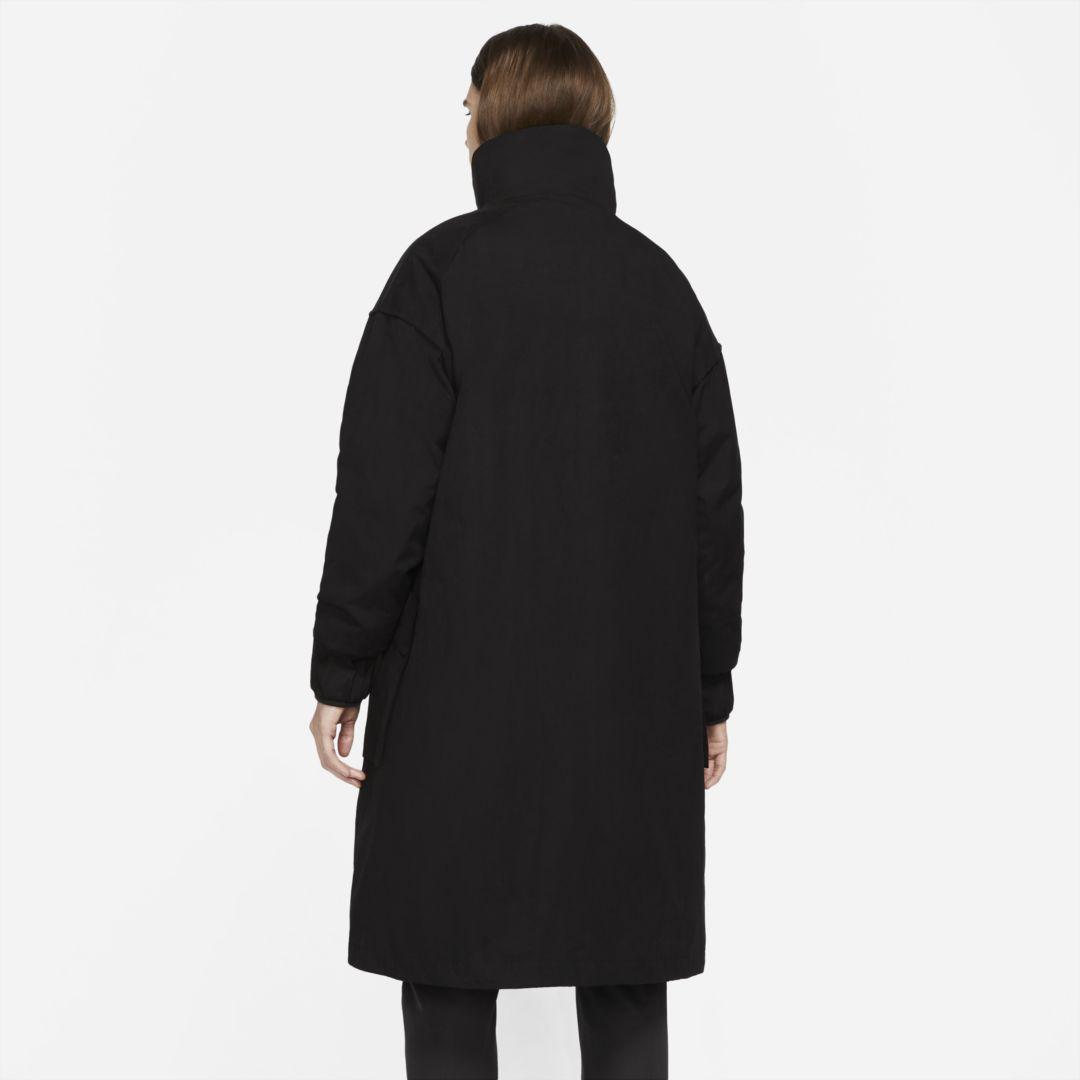 Nike Esc 2-in-1 Coat in Black | Lyst