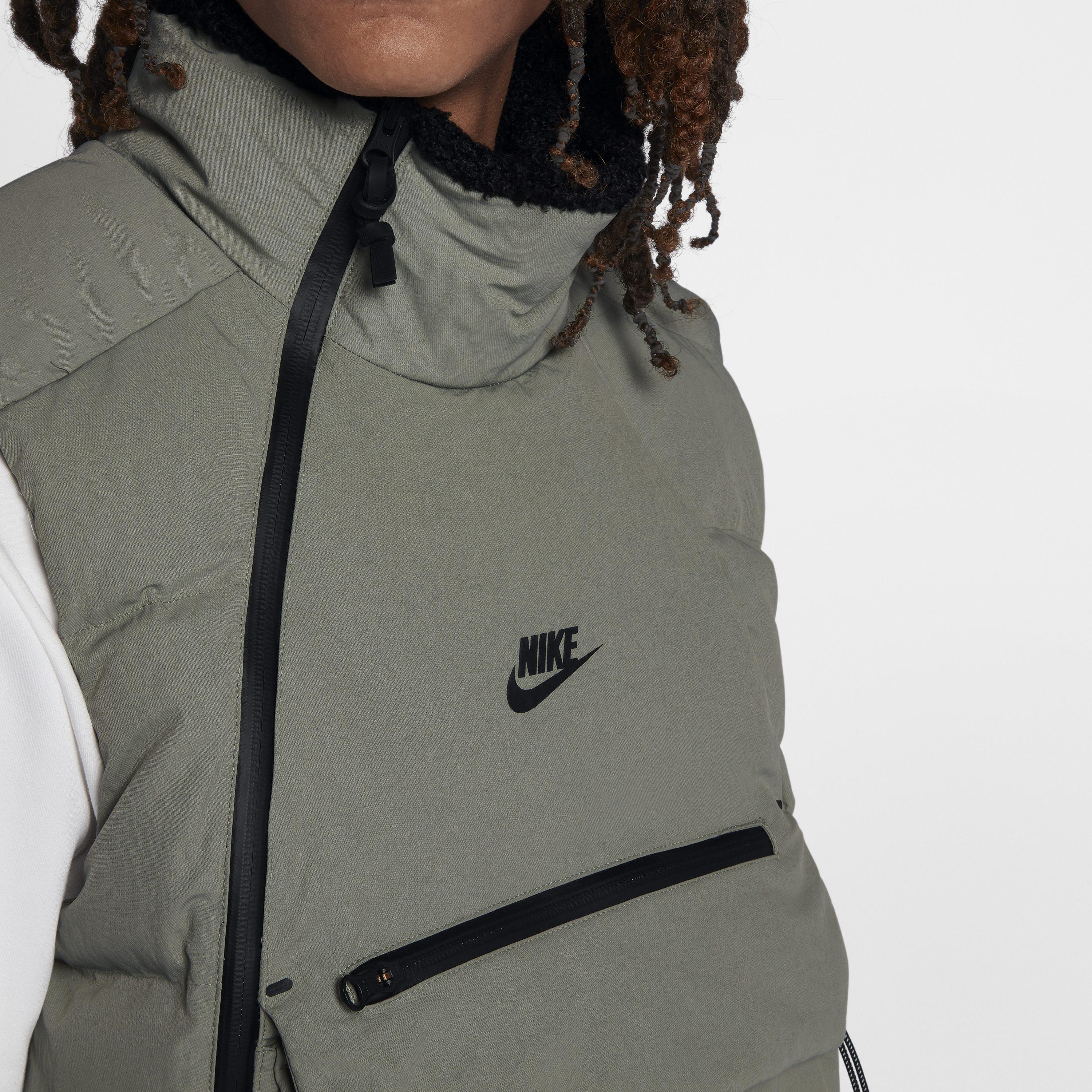 Nike Sportswear Tech Pack Down-fill Gilet in Grey for Men | Lyst UK