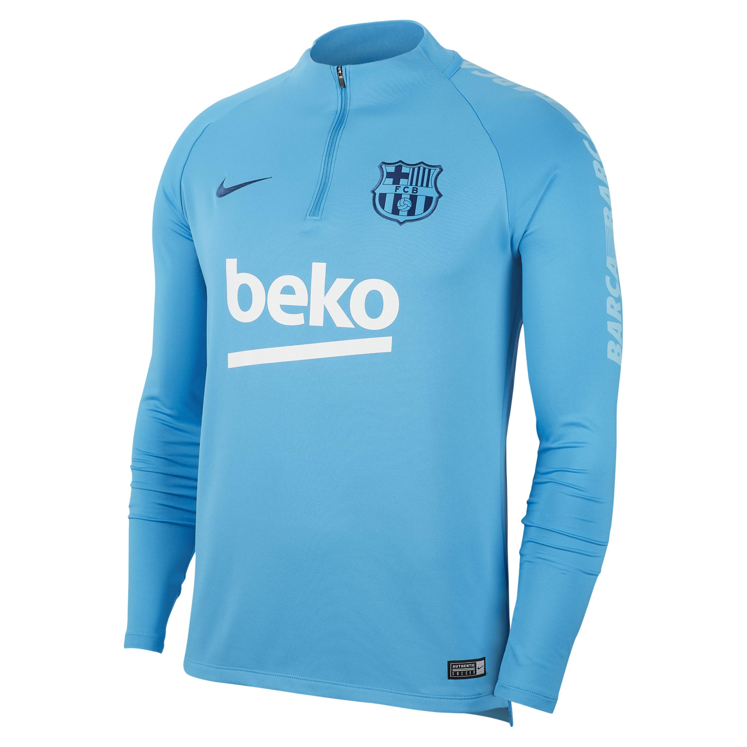 fc barcelona squad drill top