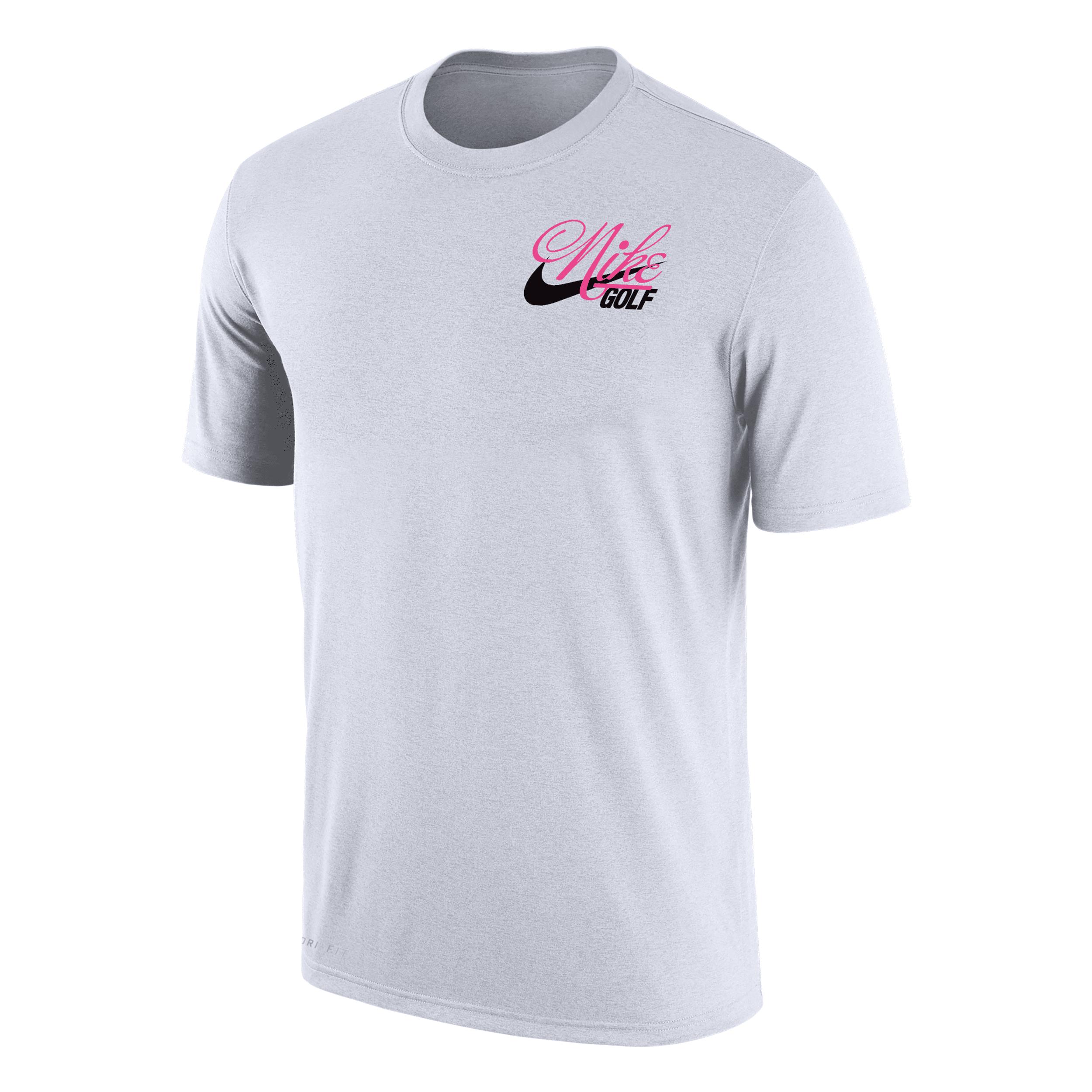Nike Dri-fit Golf T-shirt In White, in Blue for Men | Lyst
