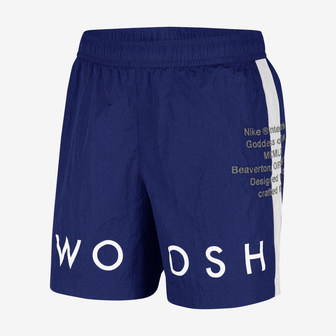 Nike Sportswear Swoosh Woven Shorts in Blue for Men | Lyst