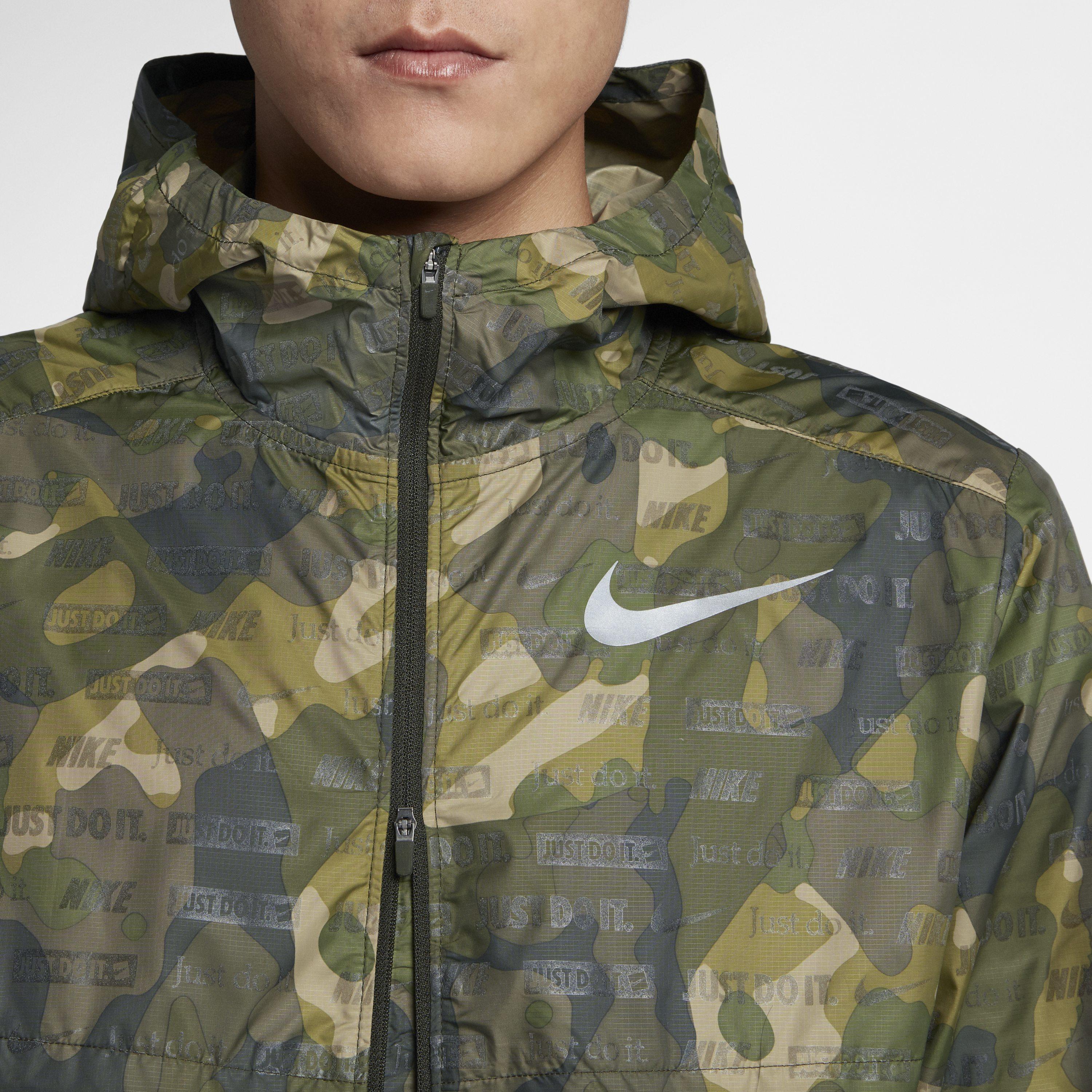 Nike Shield Ghost Flash Running Jacket - in Green for Men | Lyst UK