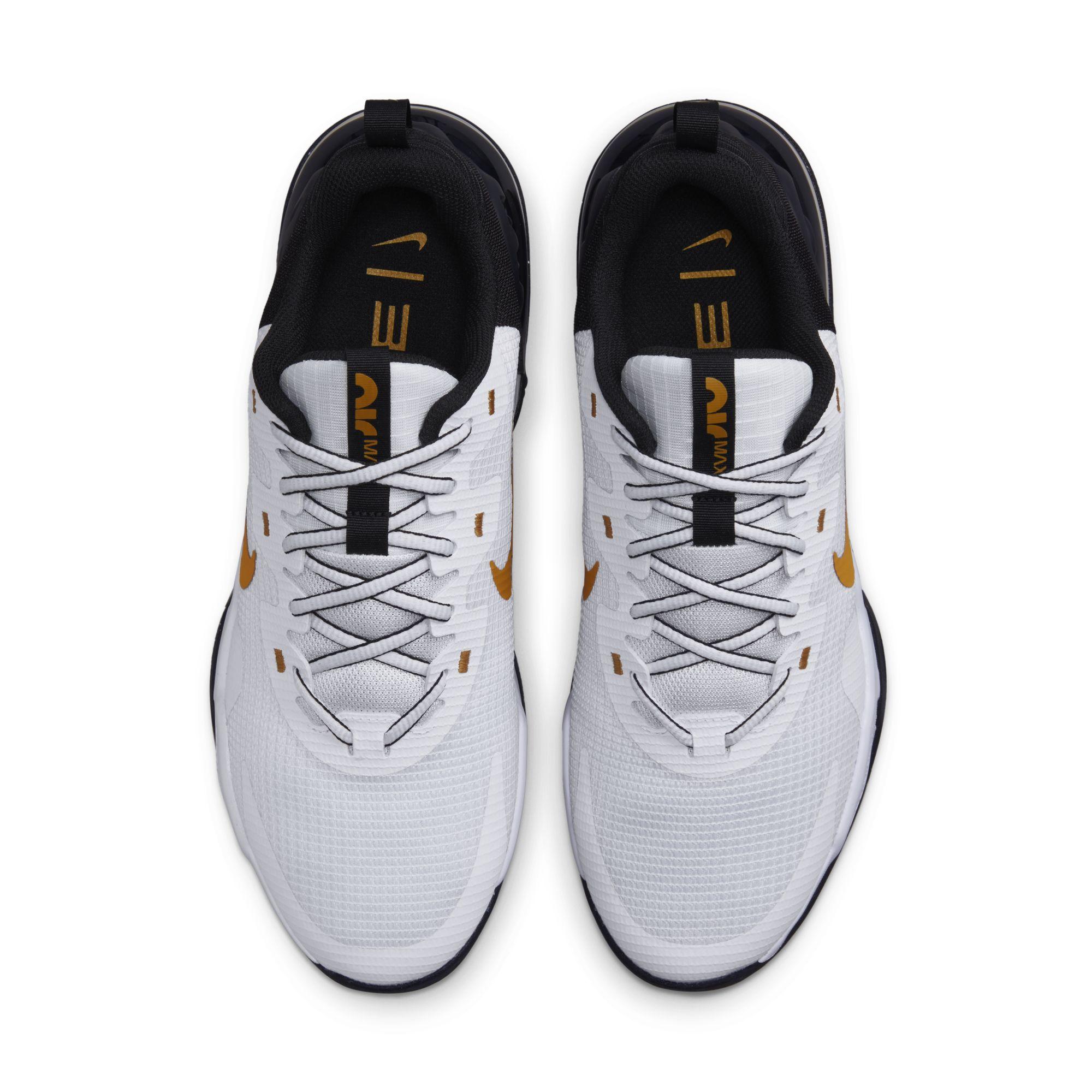 Nike Rubber Air Max Alpha Trainer 5 Training Shoes in White,Black,Gold  Suede (White) for Men | Lyst