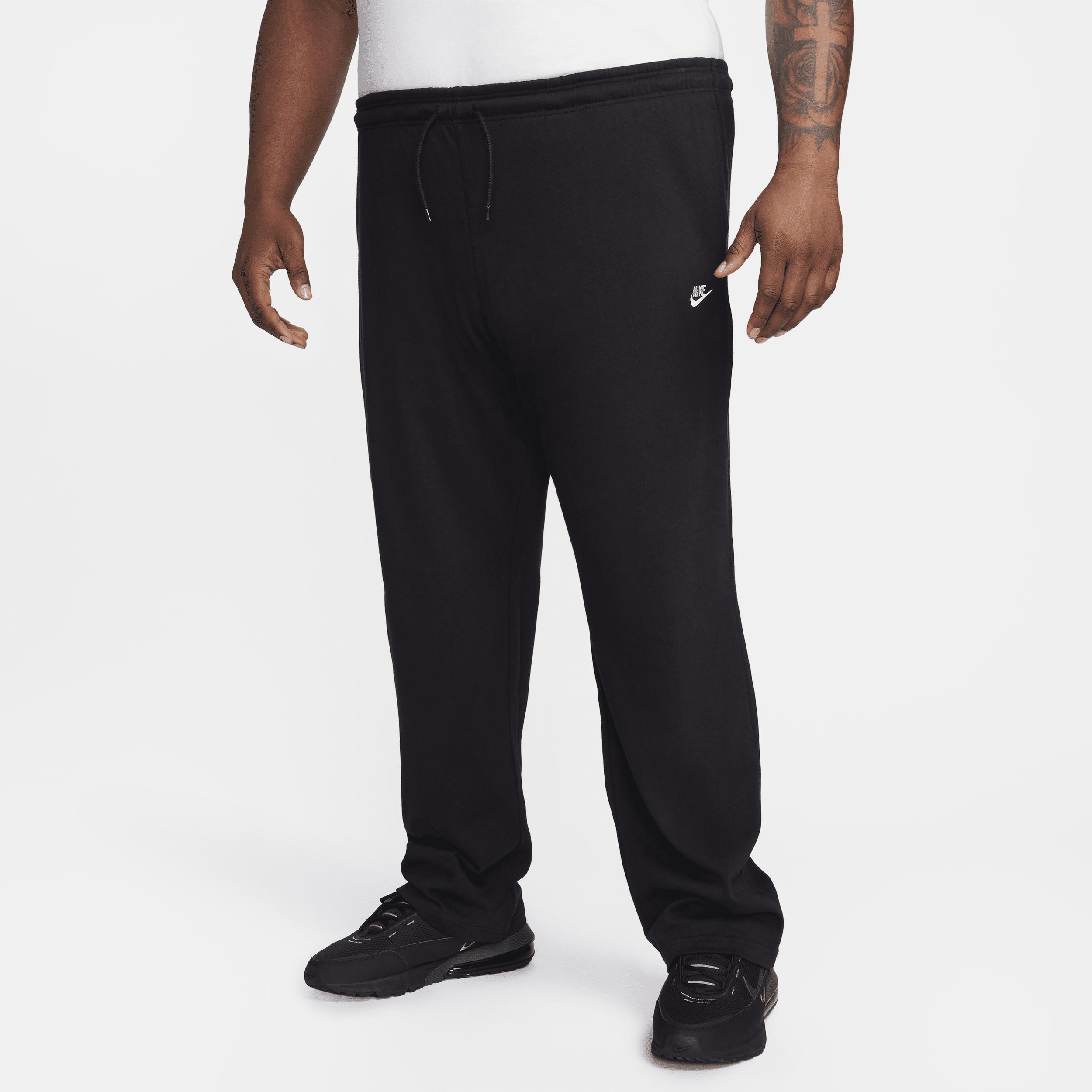 Nike Sportswear Club Knit Open-Hem Pants in Black for Men Lyst