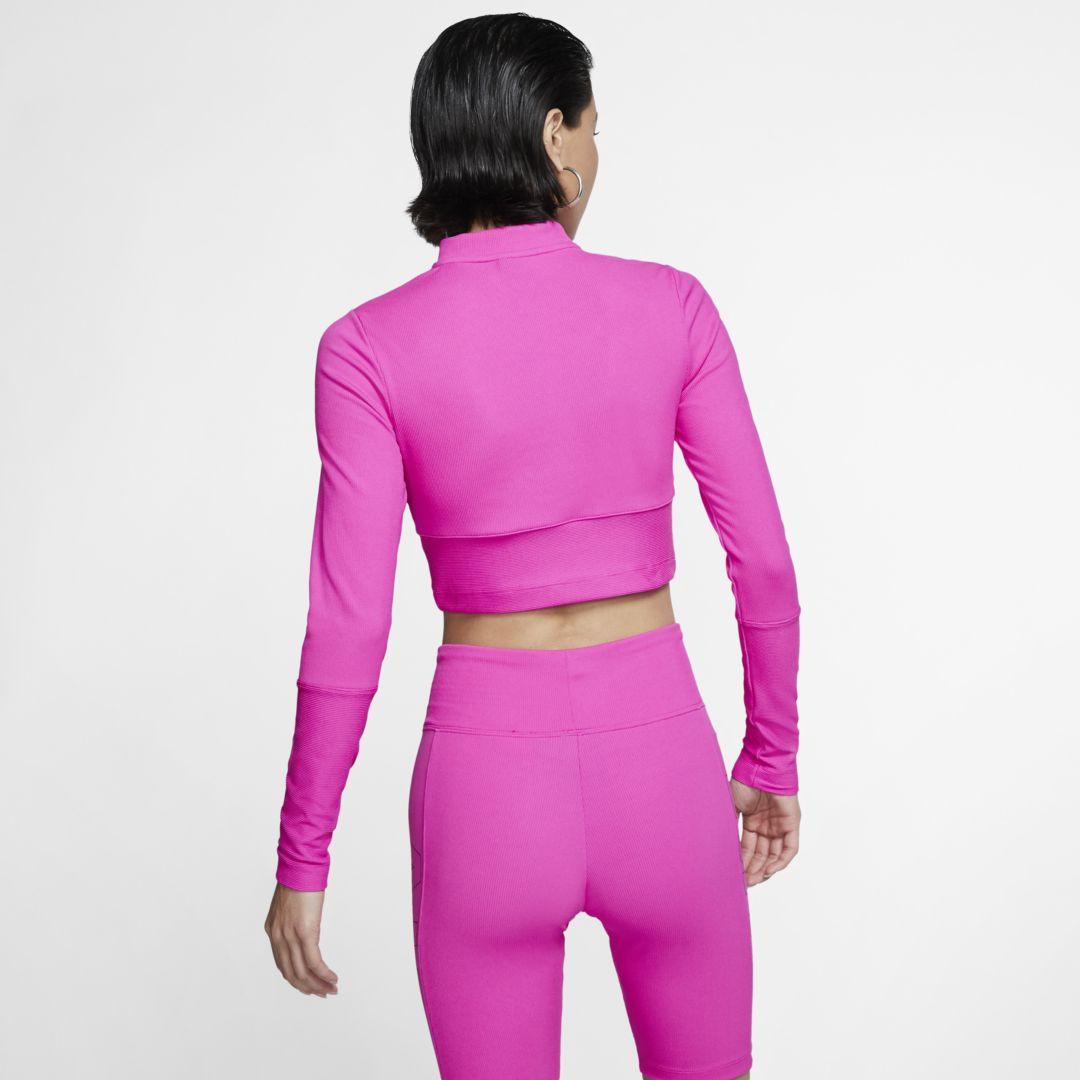 nike ribbed long sleeve top