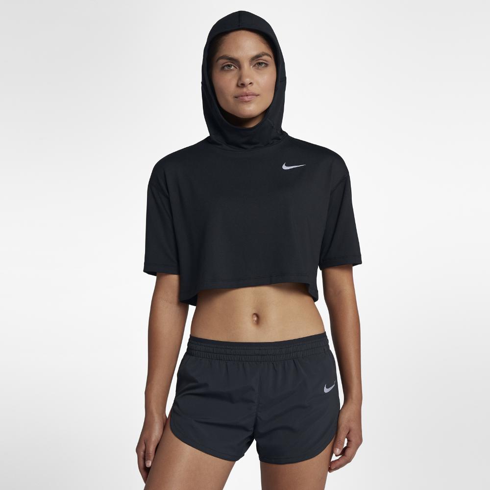 short sleeve hoodie women's nike