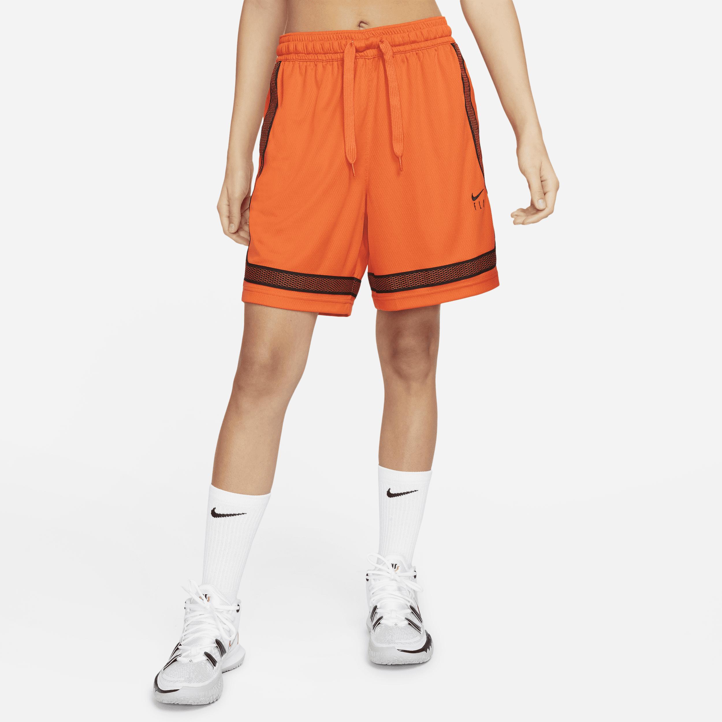 Nike Dri-fit Swoosh Fly Basketball Shorts In Orange, | Lyst
