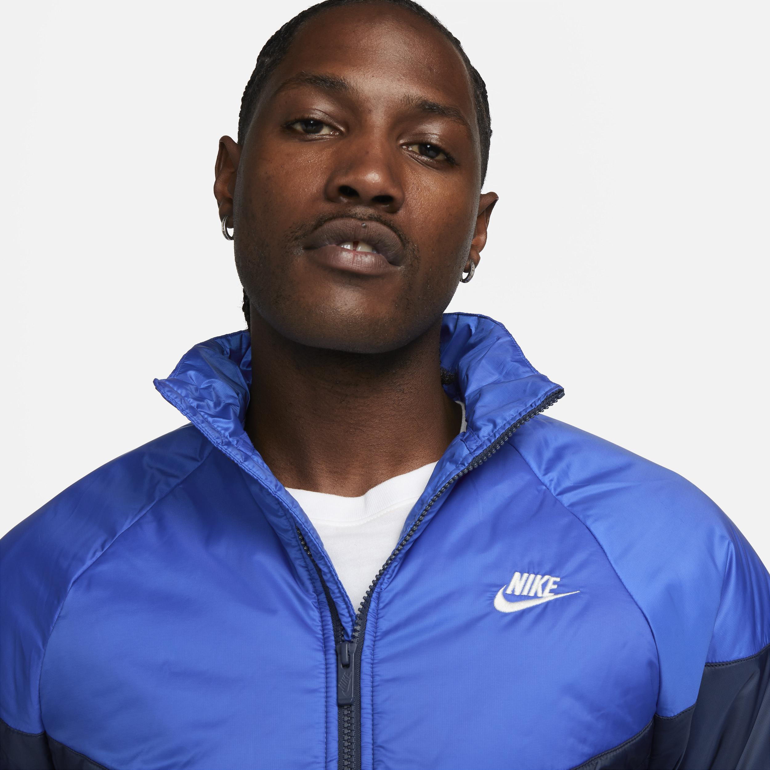 Blue nike windbreaker sale