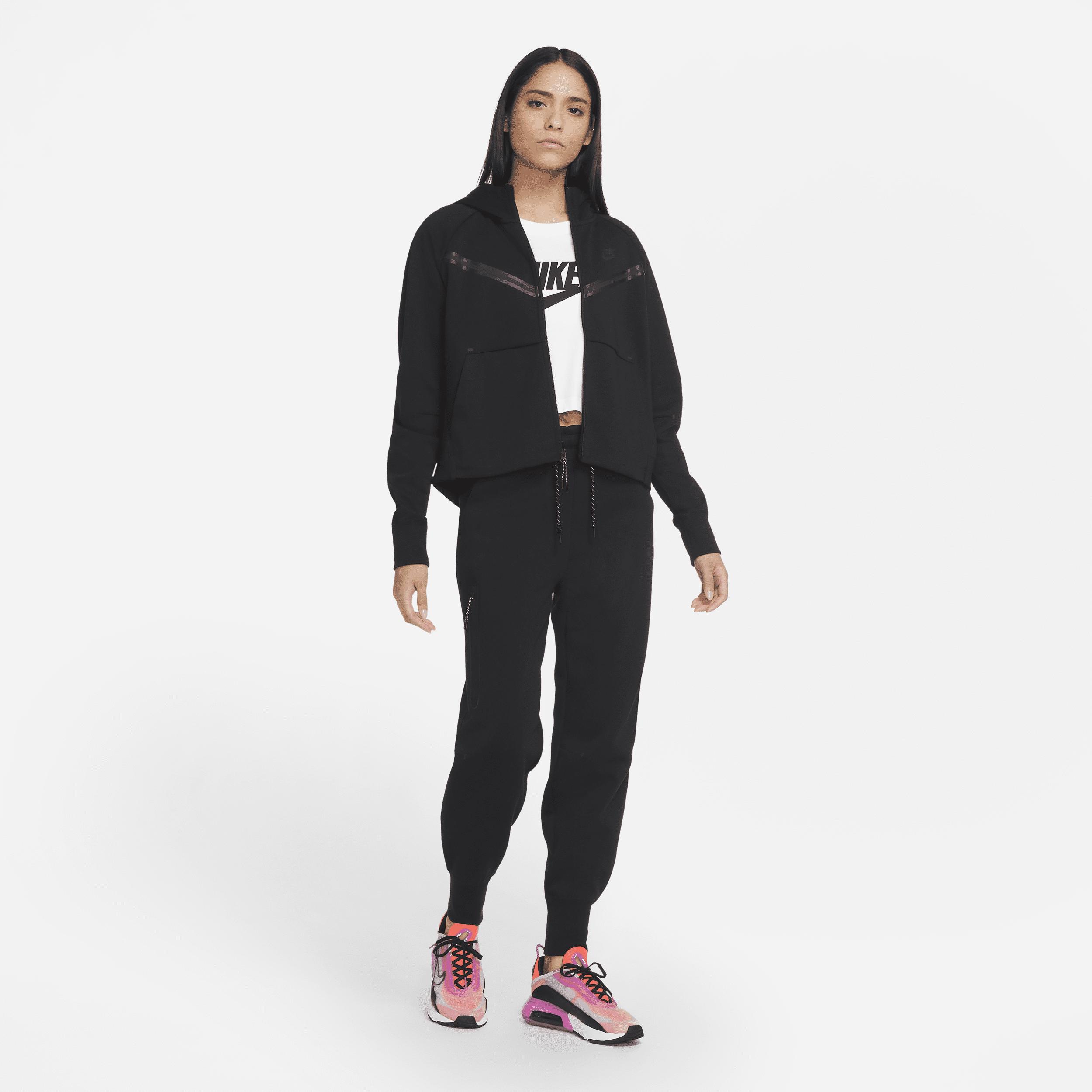 Nike Tech Fleece Hoodie in Black | Lyst