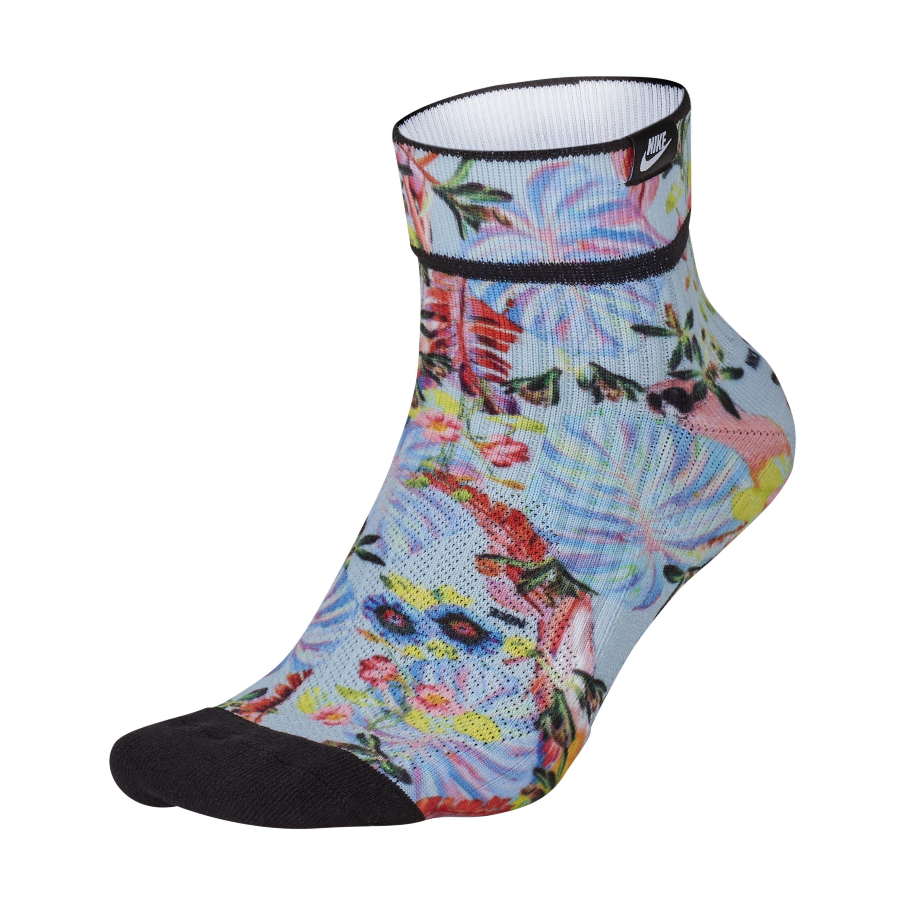 nike floral socks