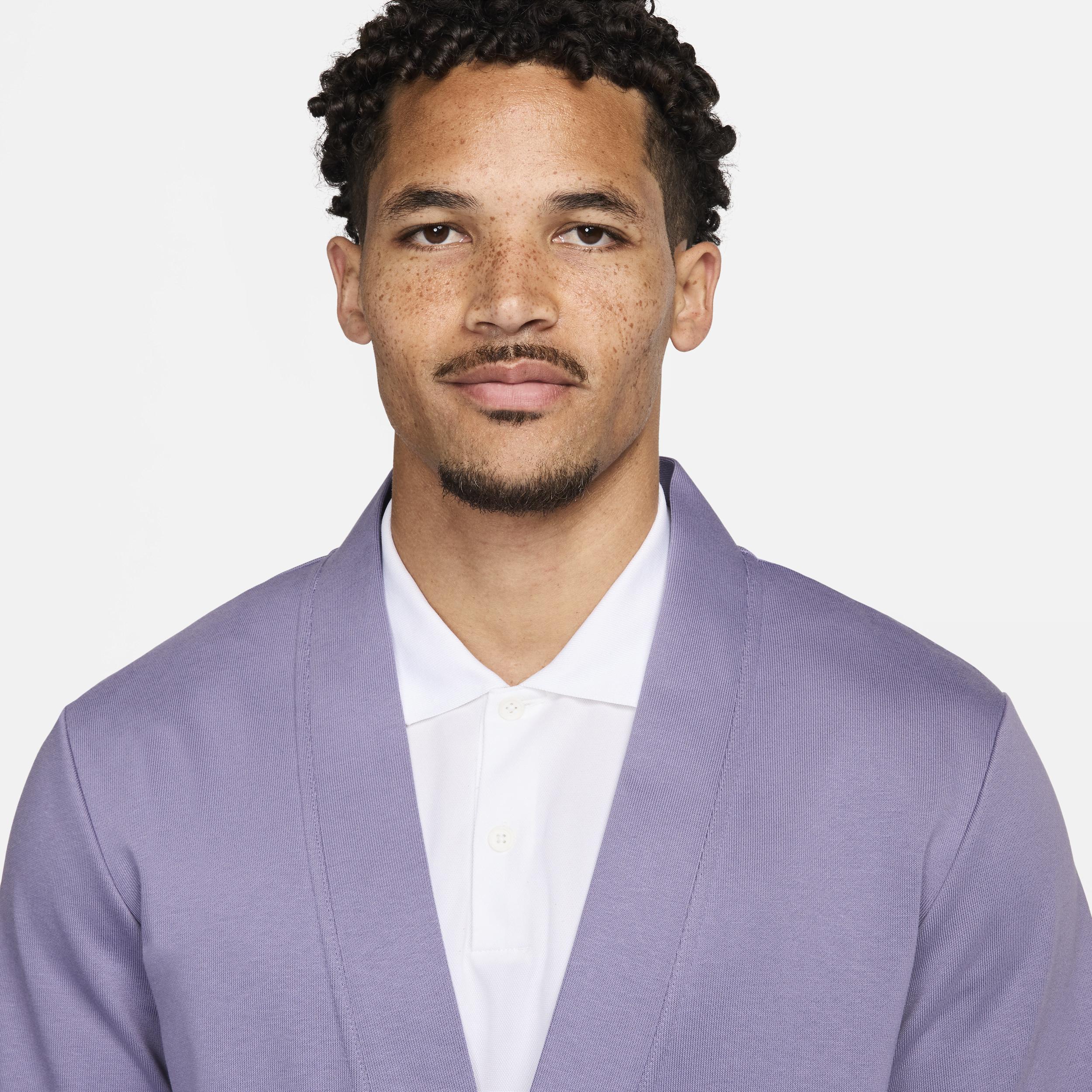 Nike Dri-Fit Standard Issue Golf Cardigan in Purple for Men