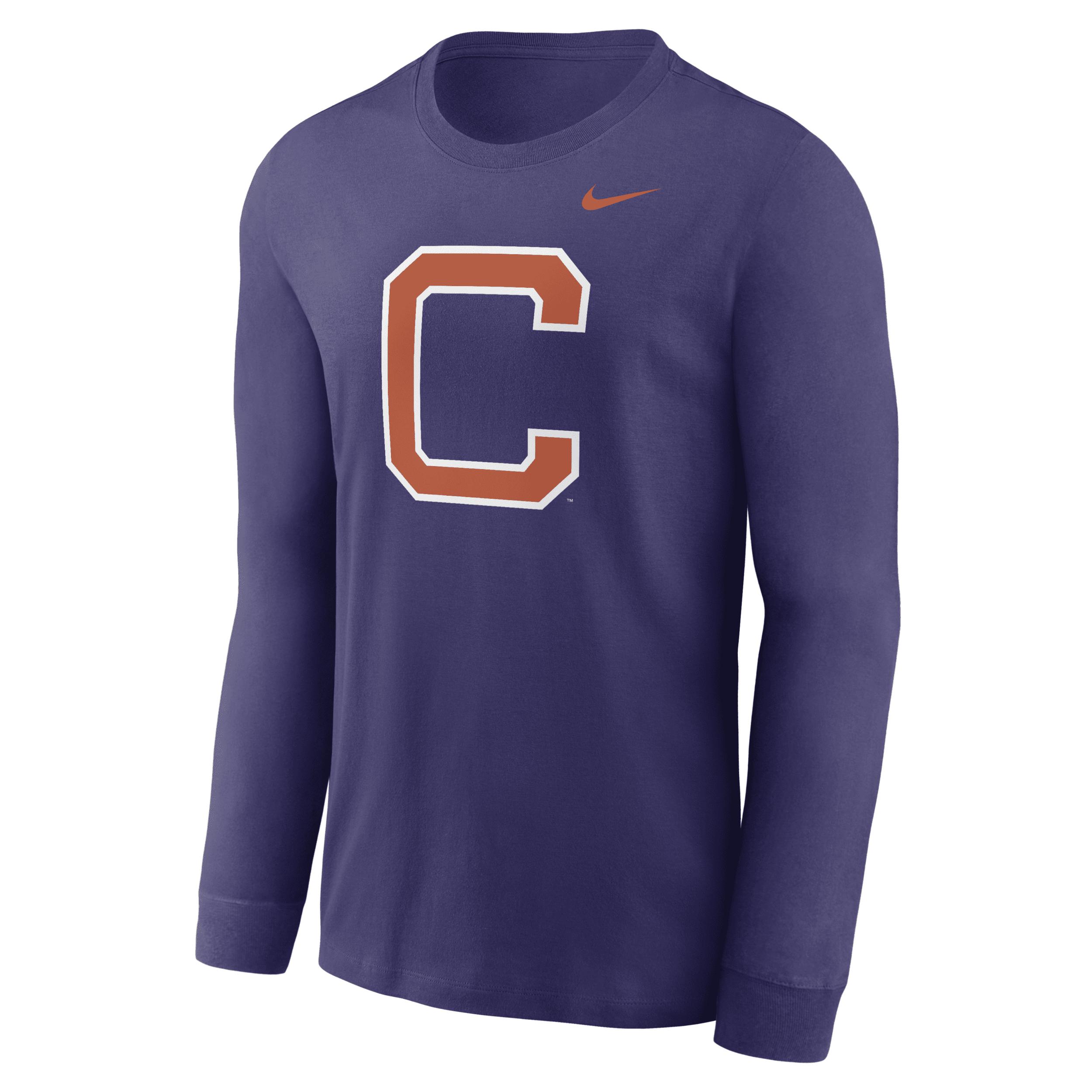Nike Clemson Tigers Alternate Logo College Long sleeve T shirt in Blue for Men Lyst
