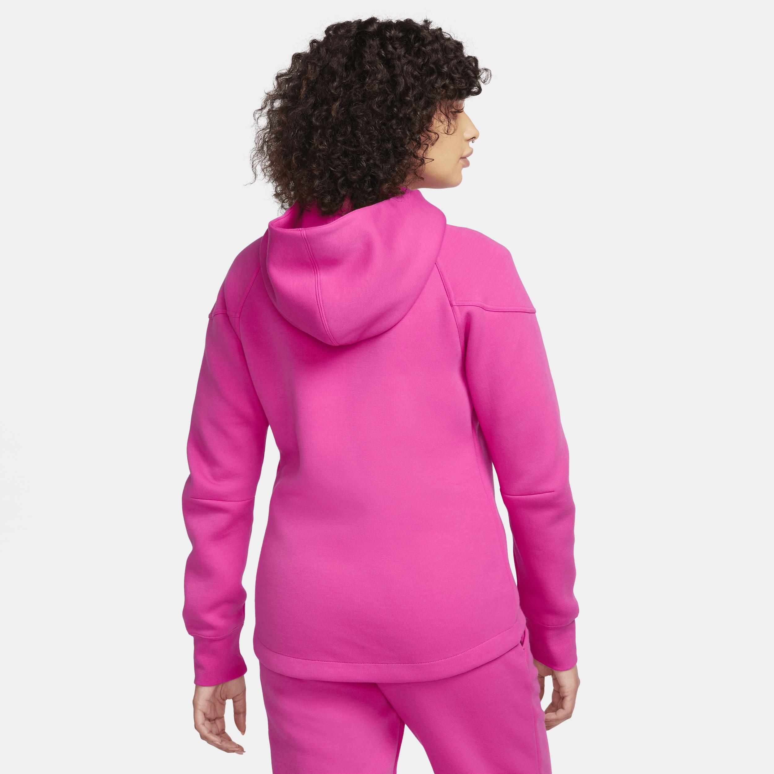 Nike Sportswear Tech Fleece Windrunner Full zip Hoodie in Pink Lyst UK