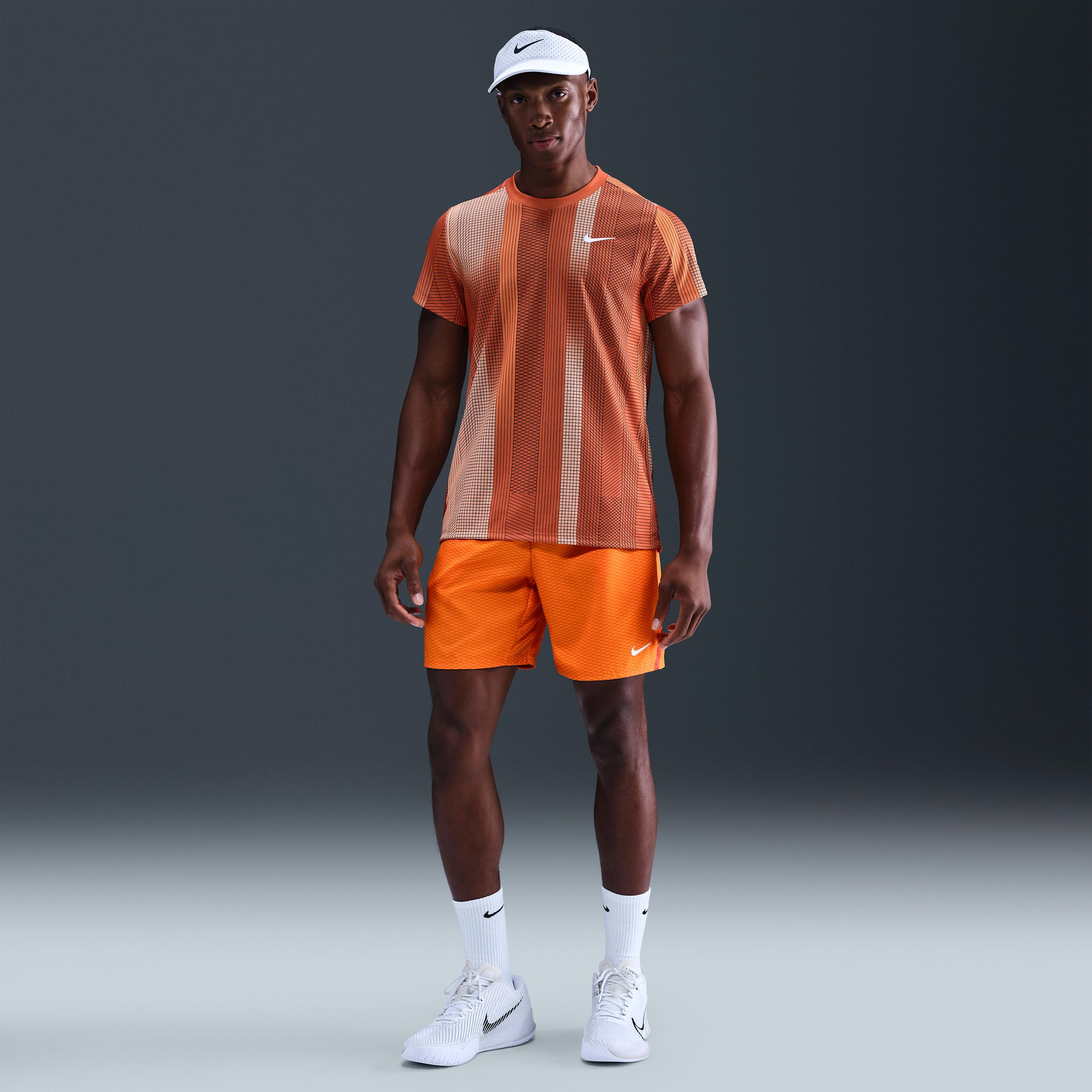 orange nike shorts with belt
