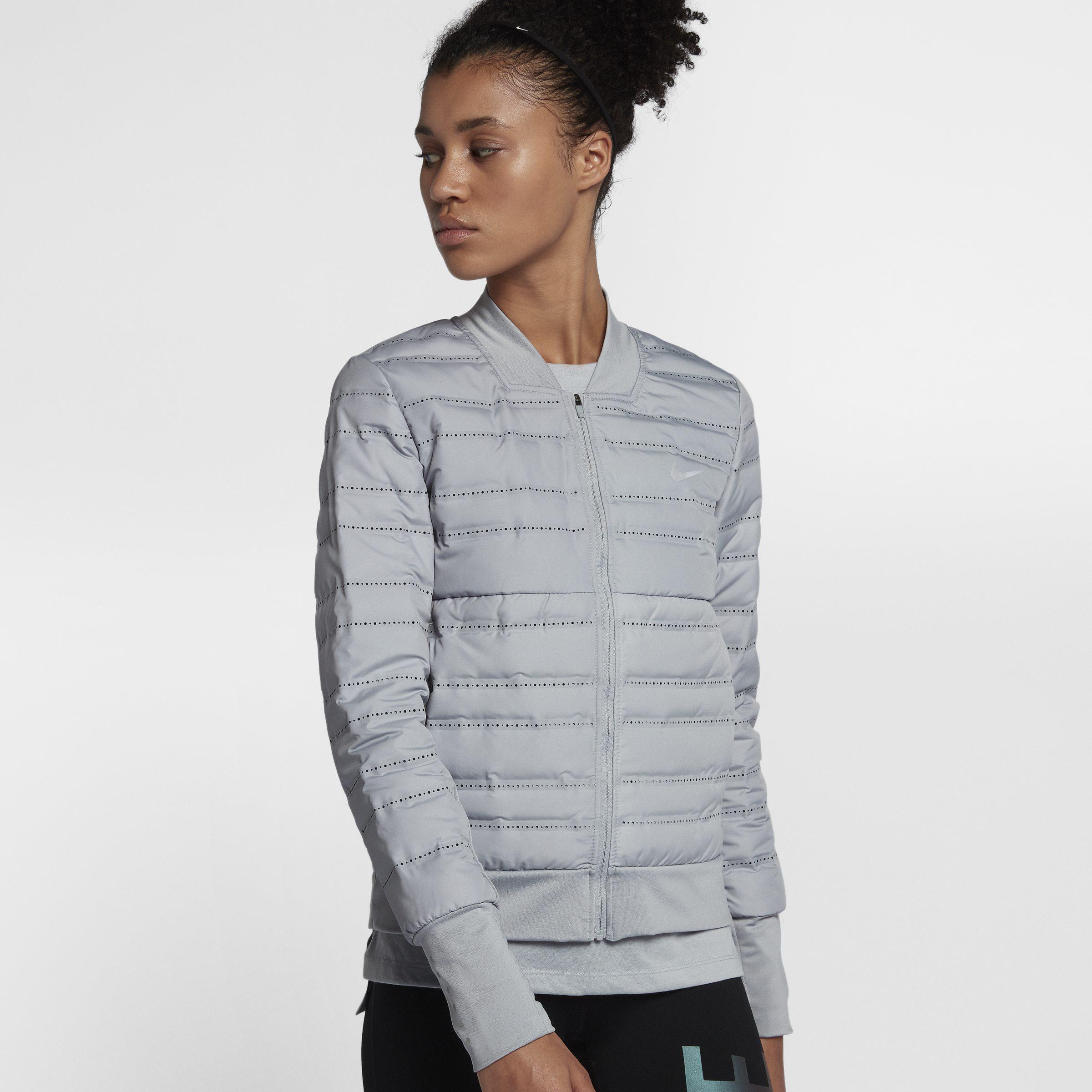 Nike Aeroloft Women's Running Jacket in Grey | Lyst UK