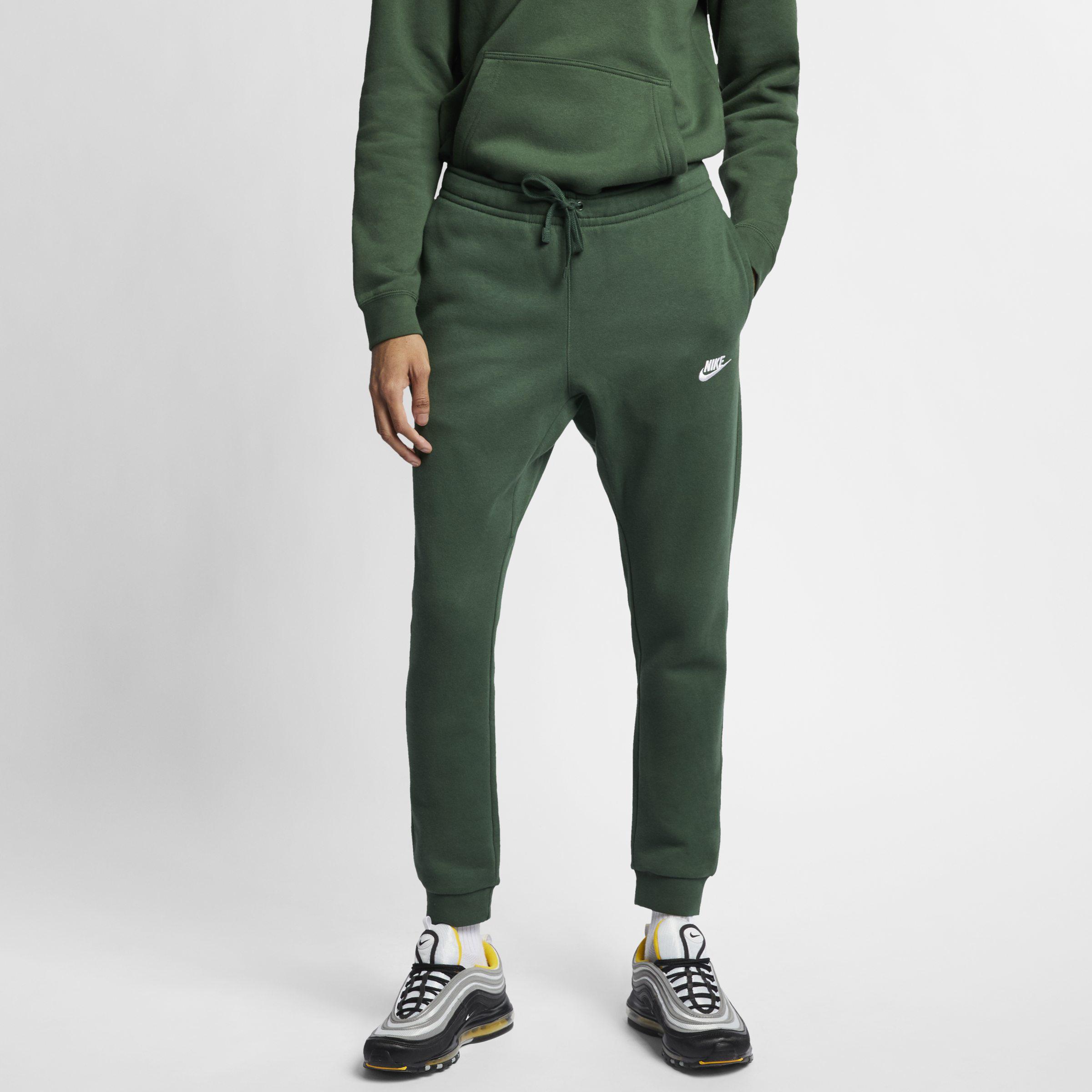 Nike Club Fleece Jogger Pants in Green for Men | Lyst UK