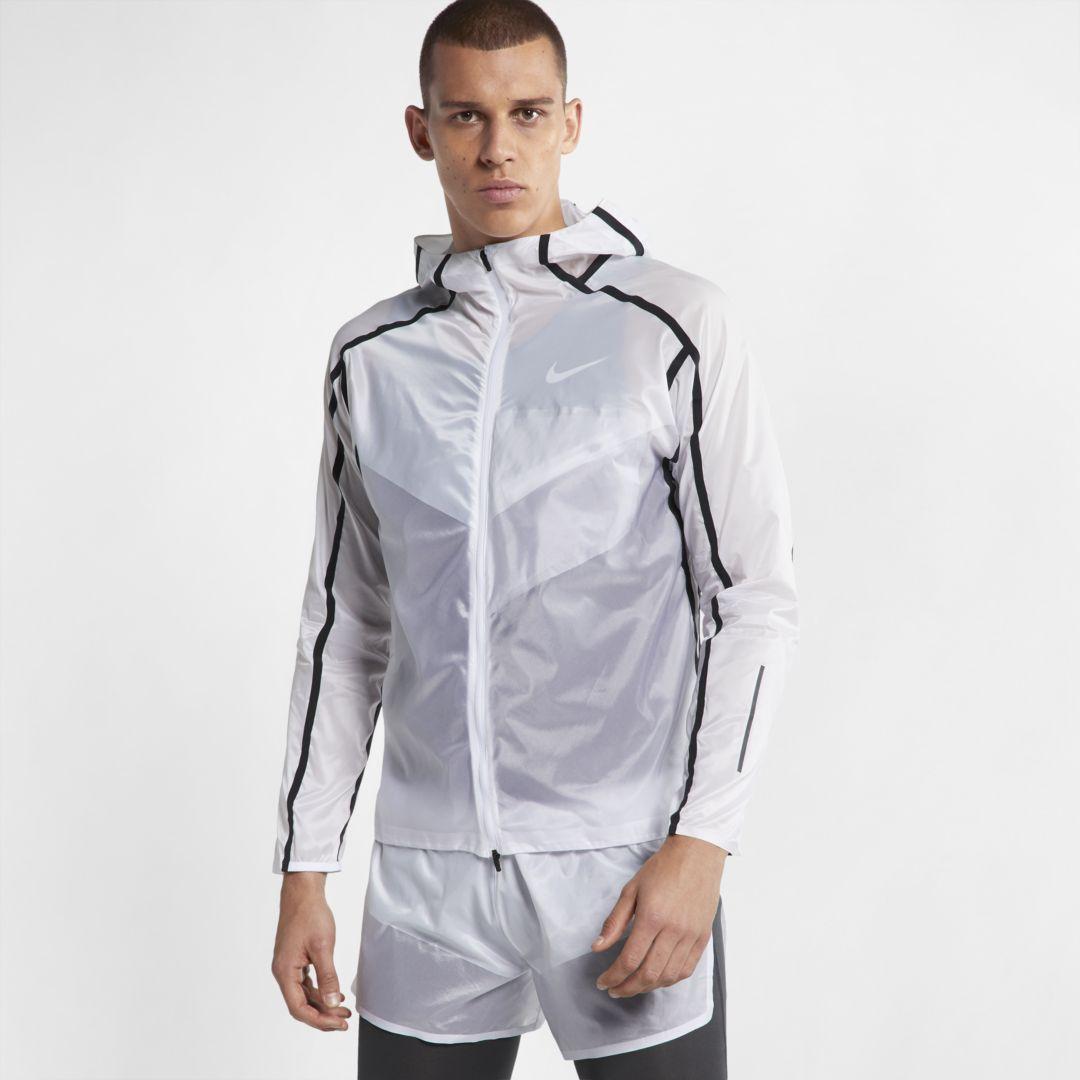 Nike Tech Pack Running Jacket in White 