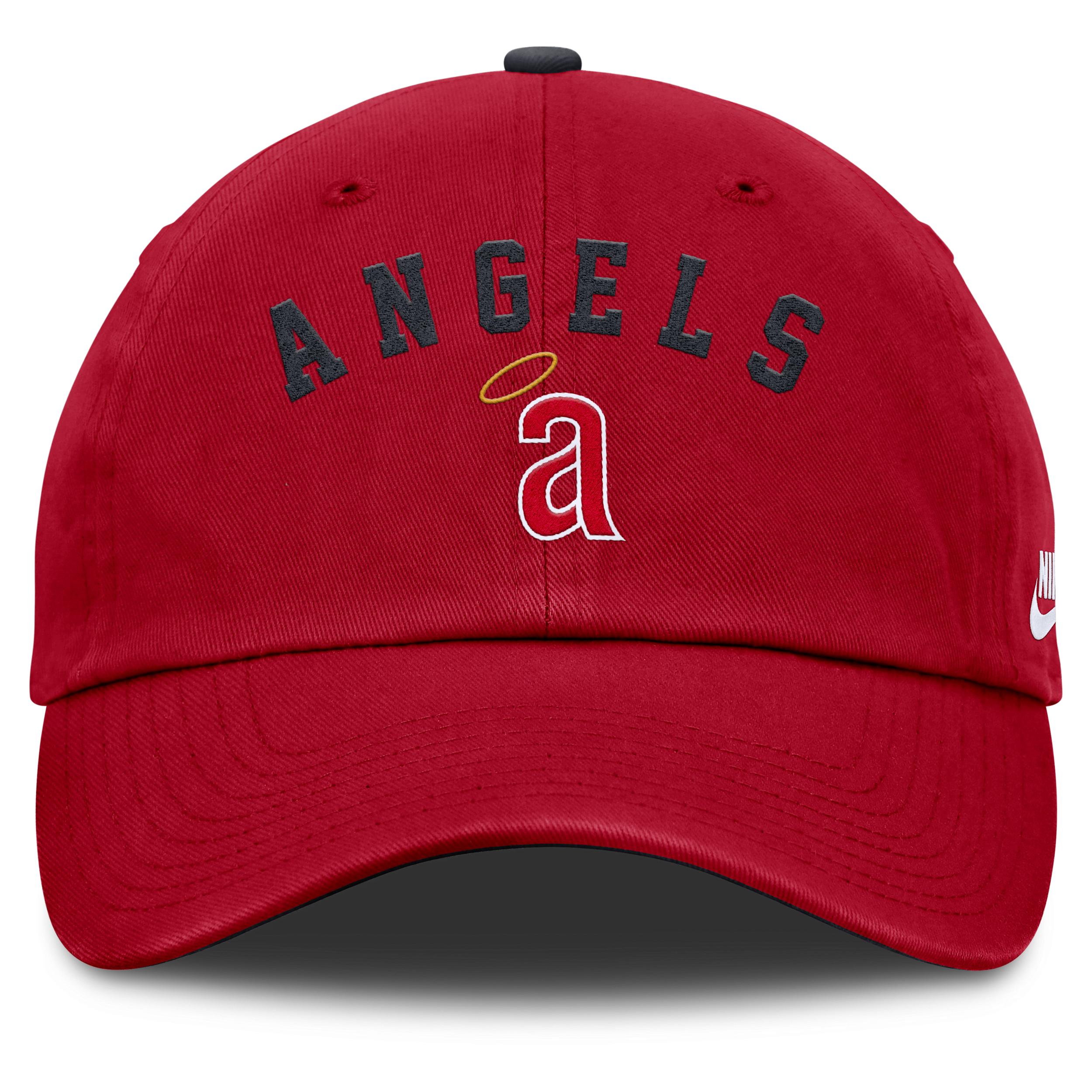 Nike California Angels Cooperstown Club Mlb Adjustable Hat in Red for Men Lyst