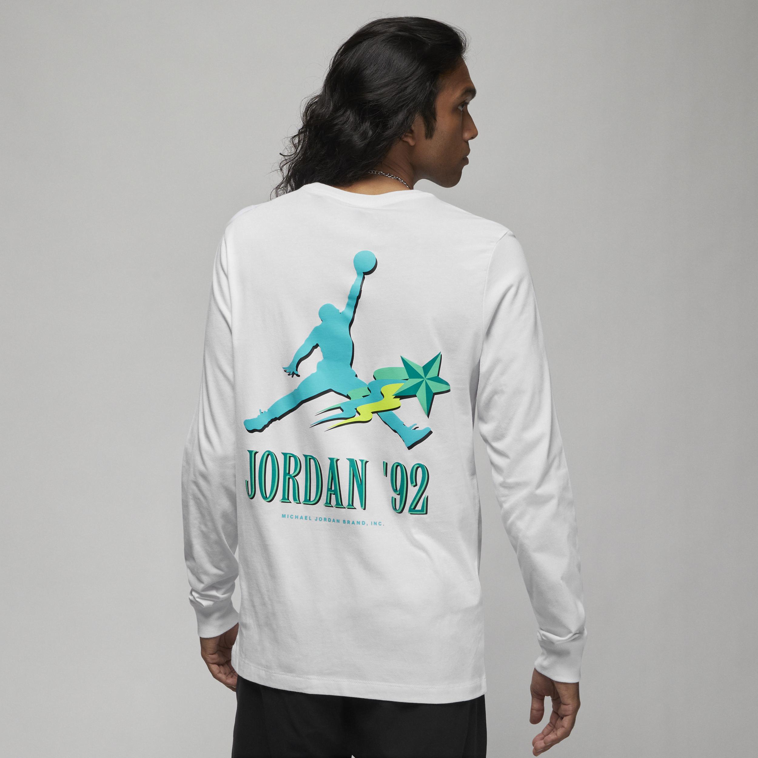 jordan long sleeve white