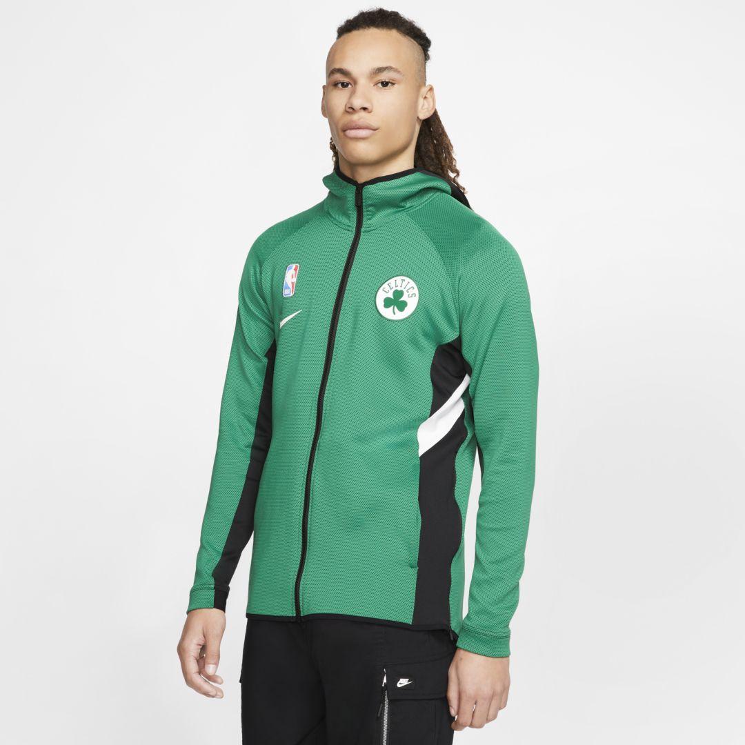 Nike Boston Celtics Therma Flex Showtime Mens Nba Hoodie in Green for Men - Lyst