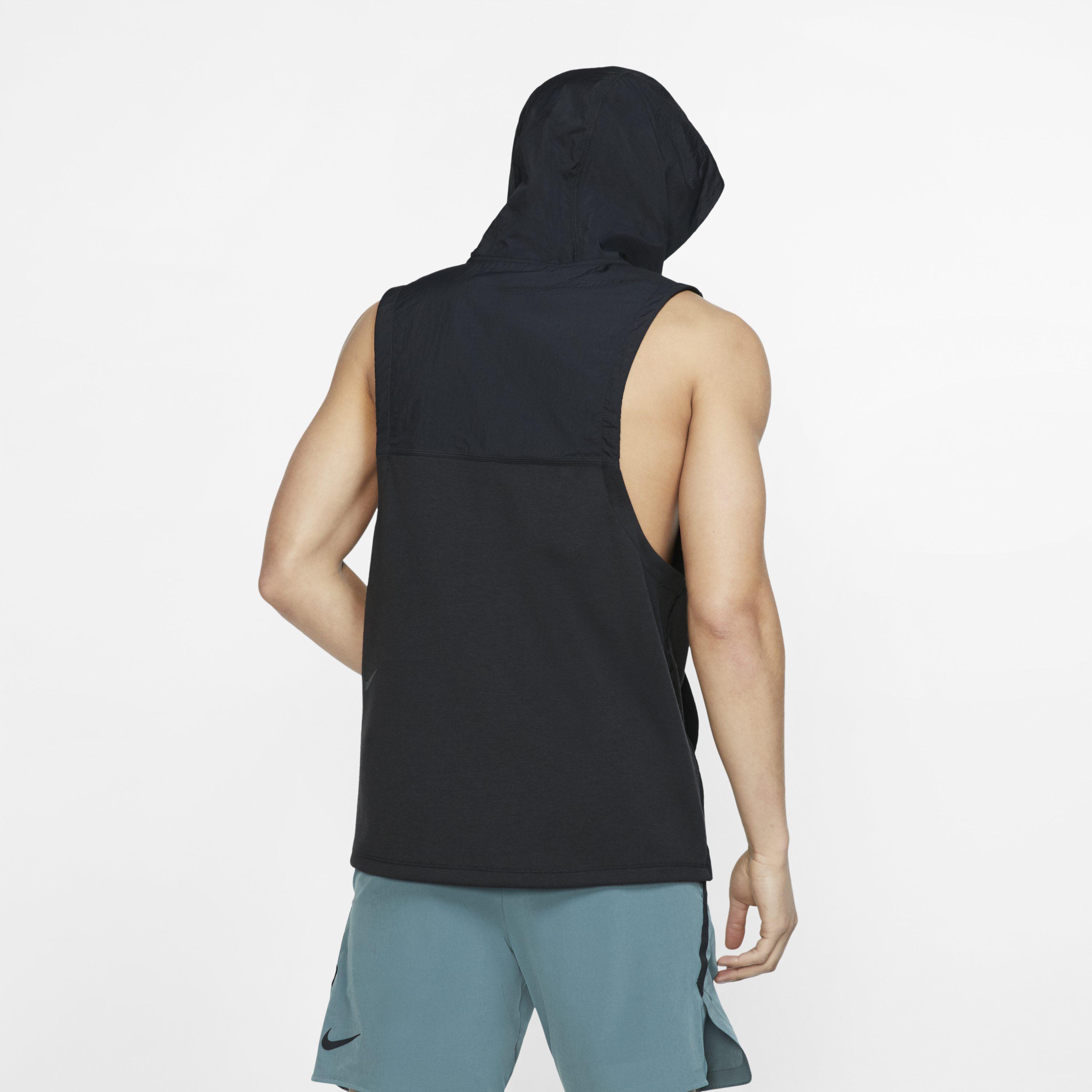 nike hooded sleeveless top