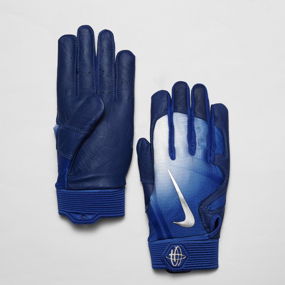navy blue nike batting gloves