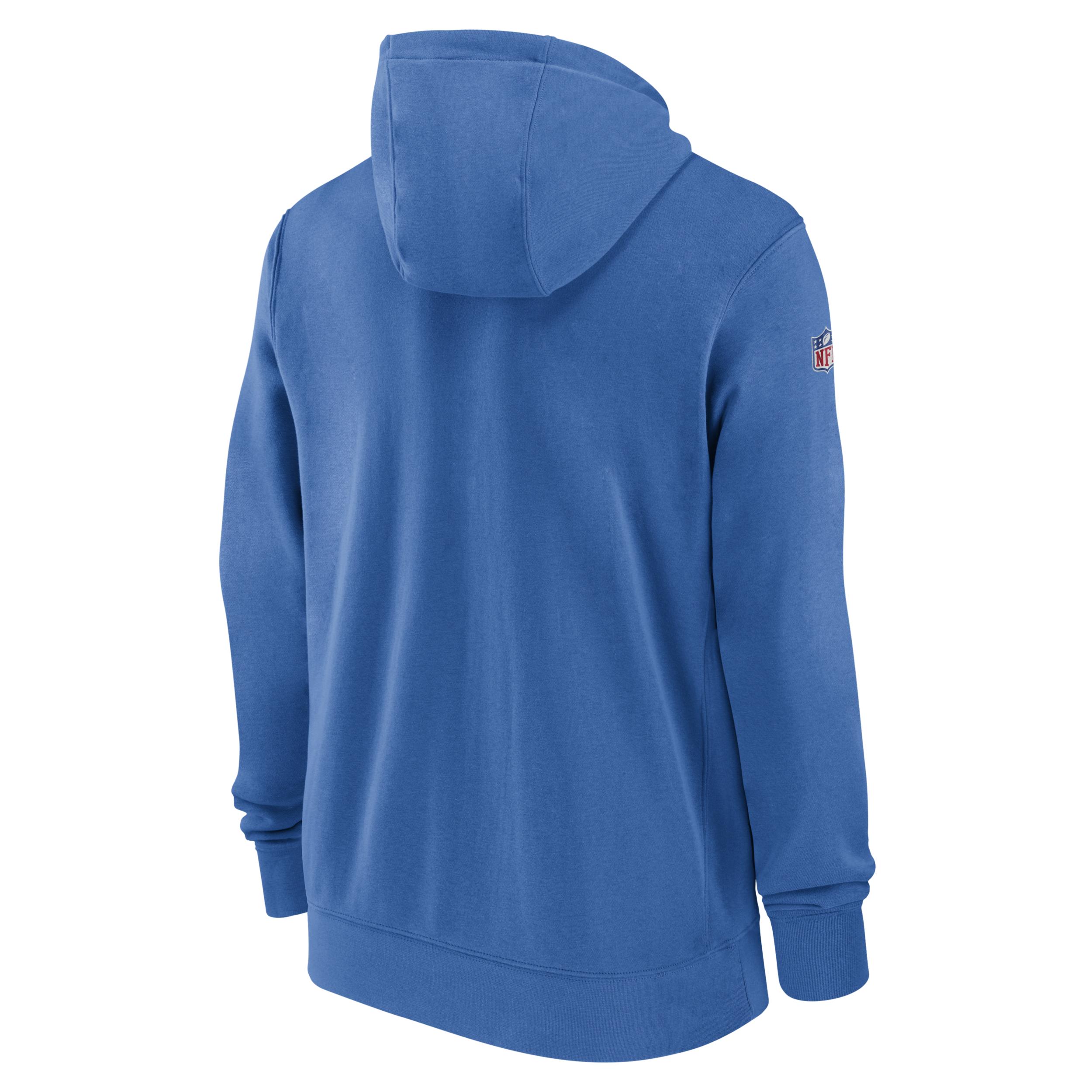 Chicago Bears Sideline Club Men's Nike NFL Pullover Hoodie.